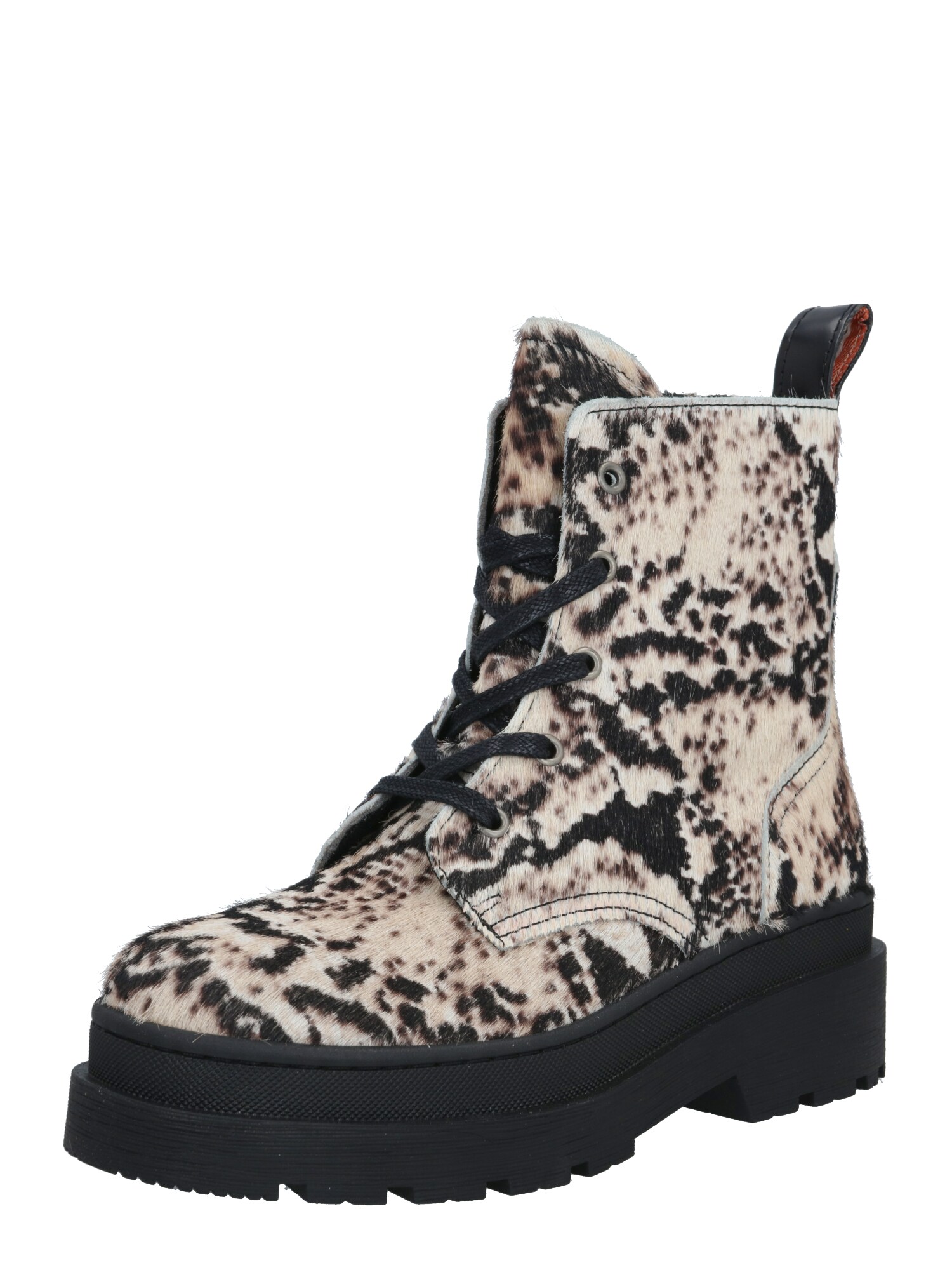 SCOTCH & SODA Suvarstomieji kulkšnis dengiantys batai 'Aubri'  balta / juoda / ruda