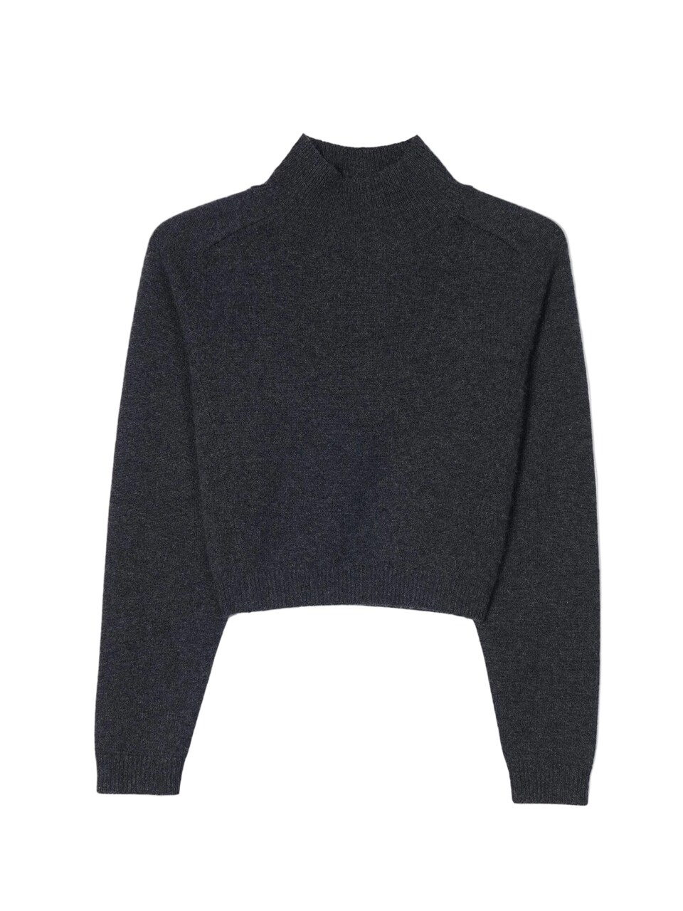 Tröja 'Cropped High-Neck Cashmere Sweater'
