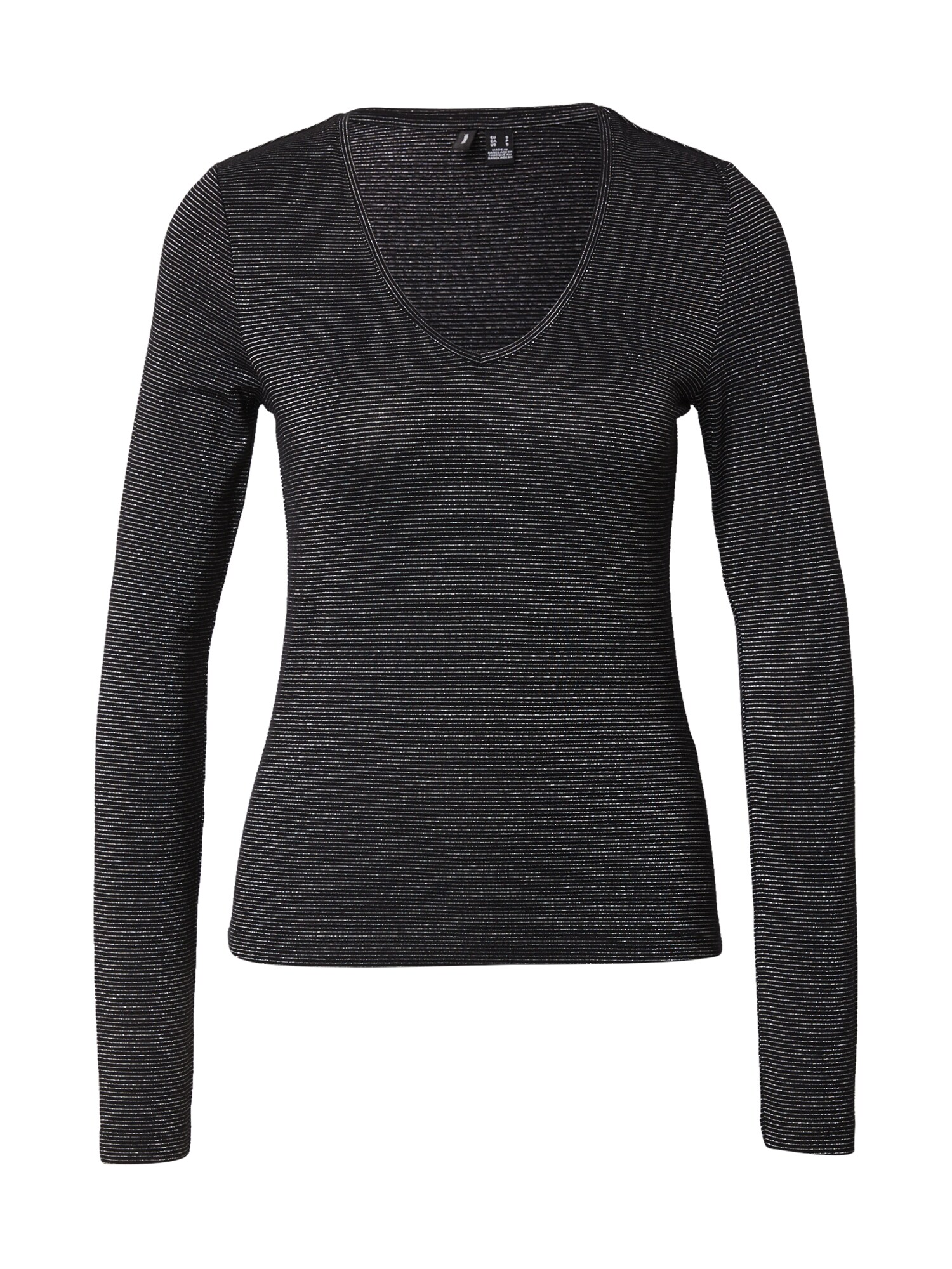 VERO MODA Tricou VMLAVA  negru / argintiu