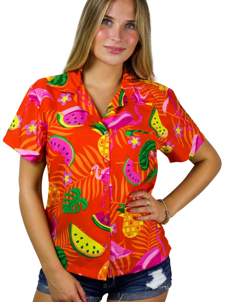 Blus 'Flamingo Melone'