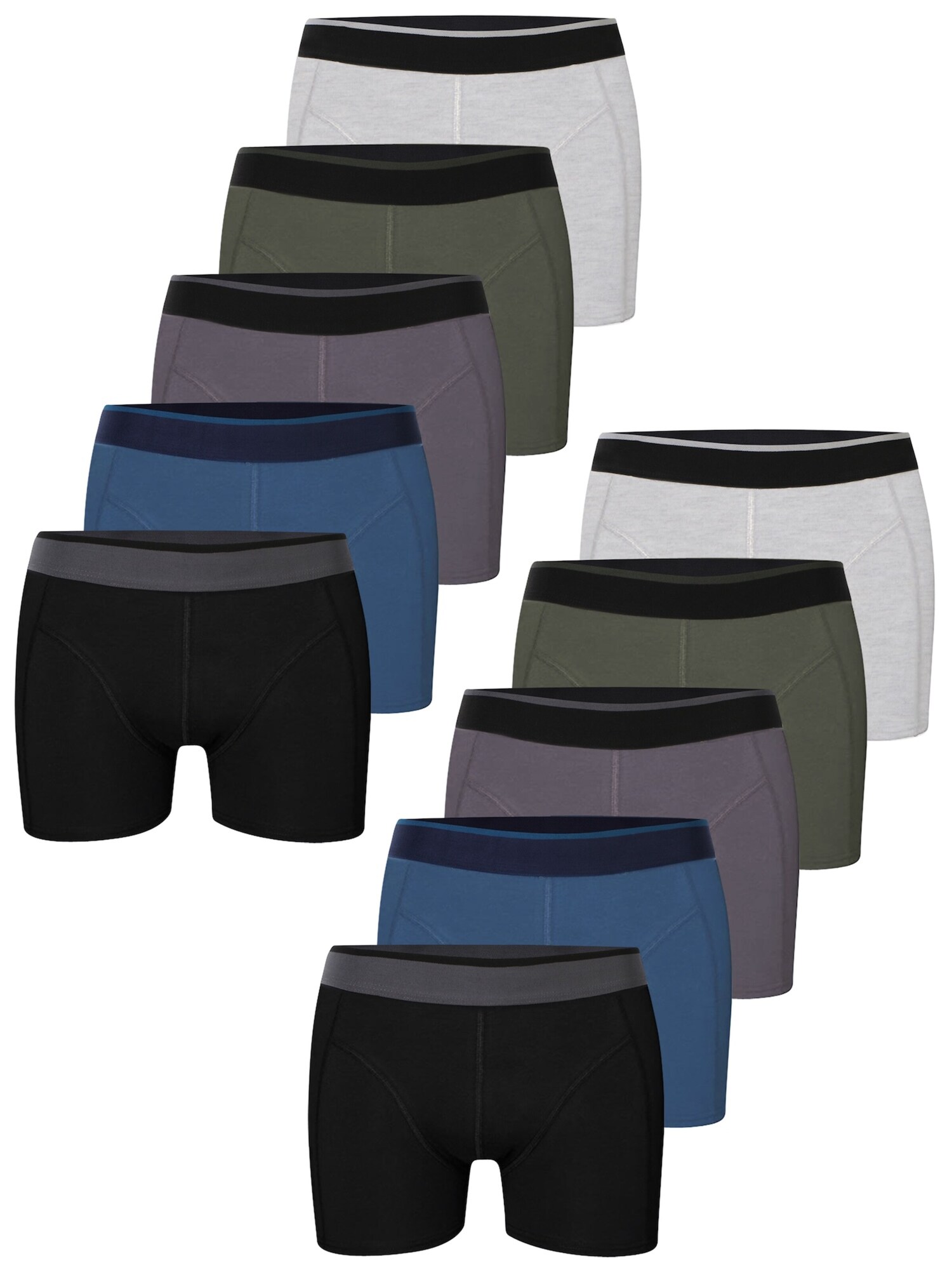 LOREZA Calzoncillo boxer 'Herren Boxershorts Anton' mezcla de colores