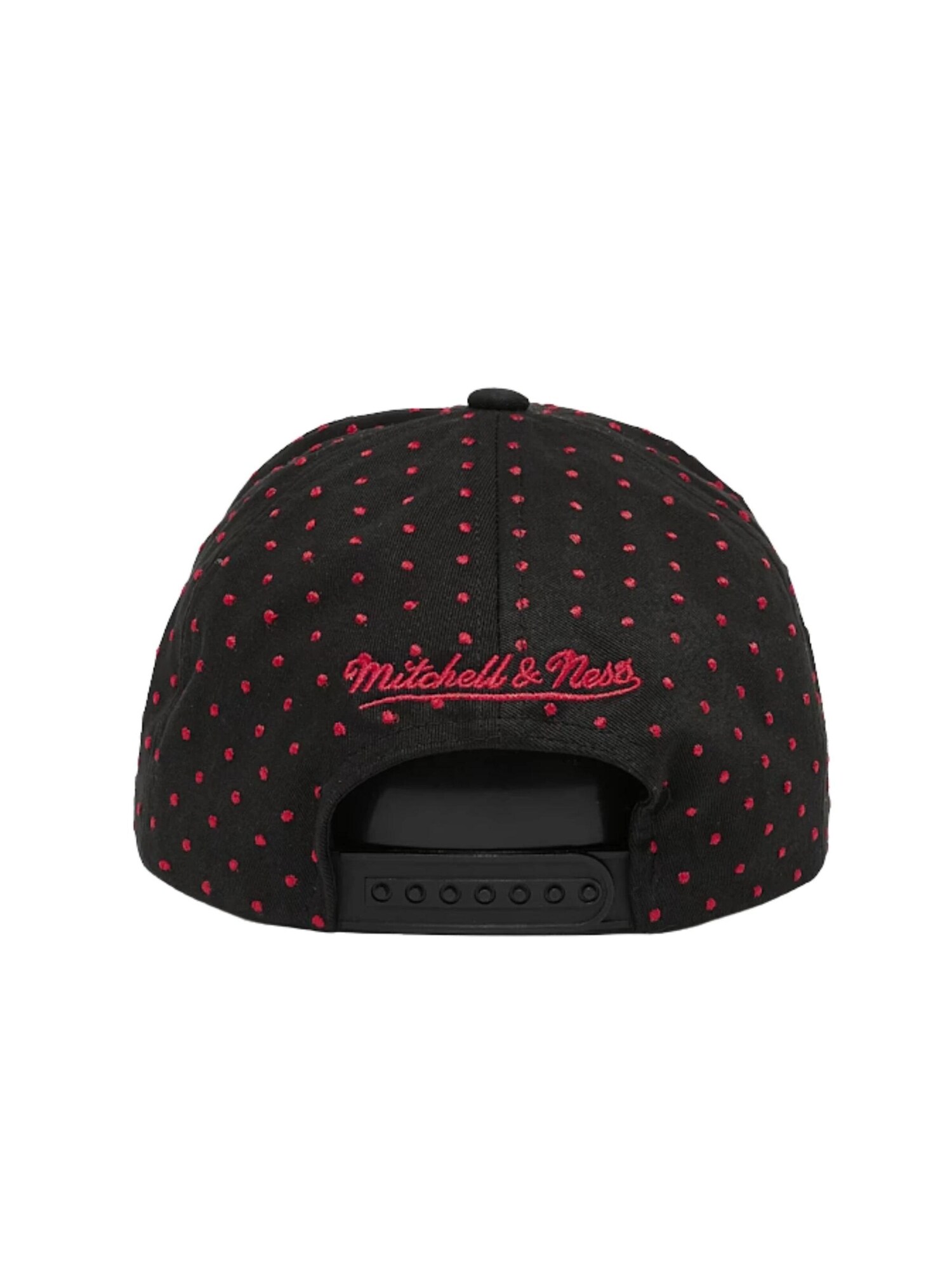 Mitchell & Ness Gorra 'Gorra mitchell & ness negra bulls dotted polka pro crown snapback'  negro