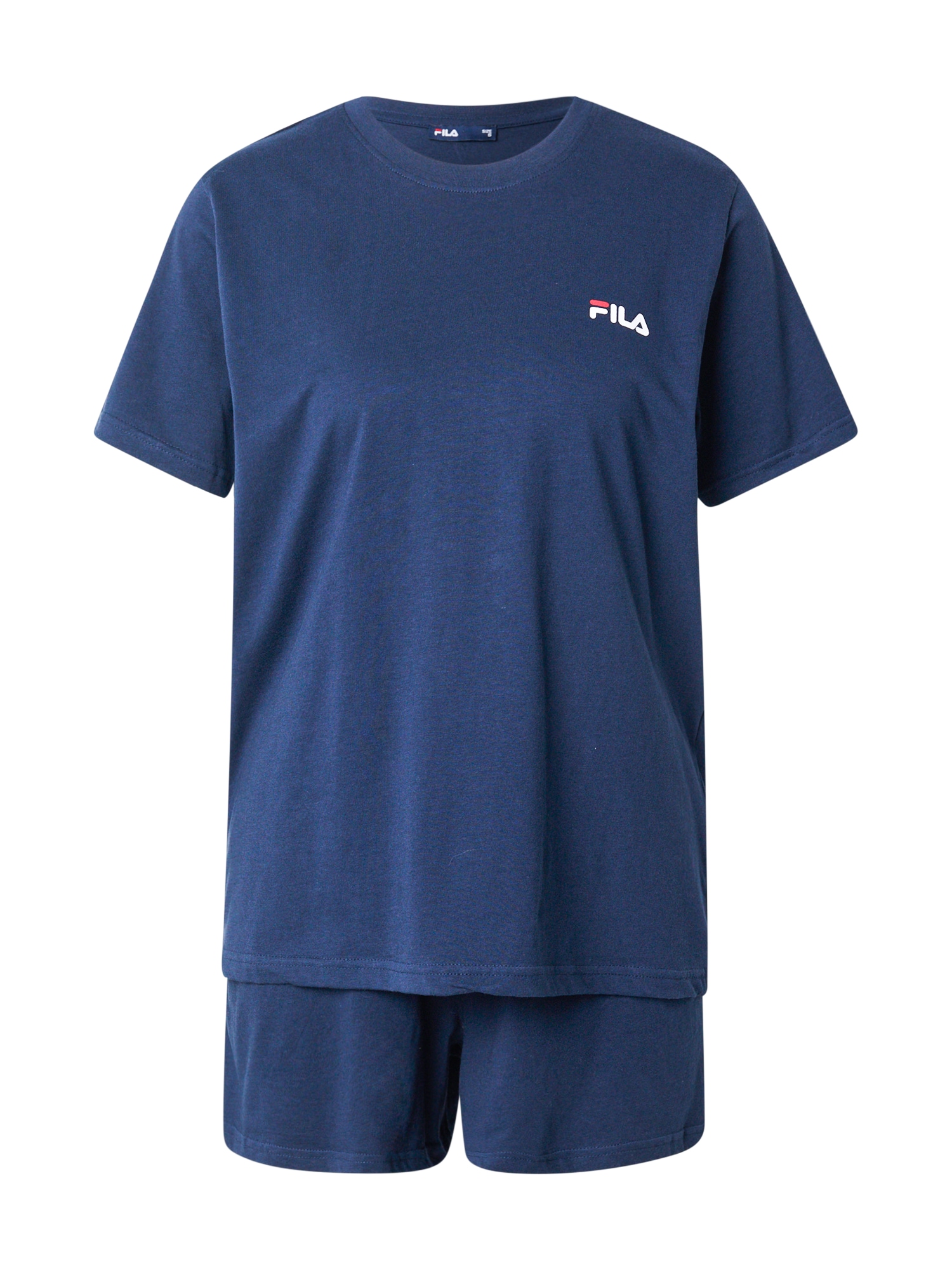 FILA Pantaloni scurți  bleumarin / alb