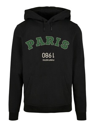 F4NT4STIC Sweatshirt ‘Paris’ Grijs / Groen / Zwart