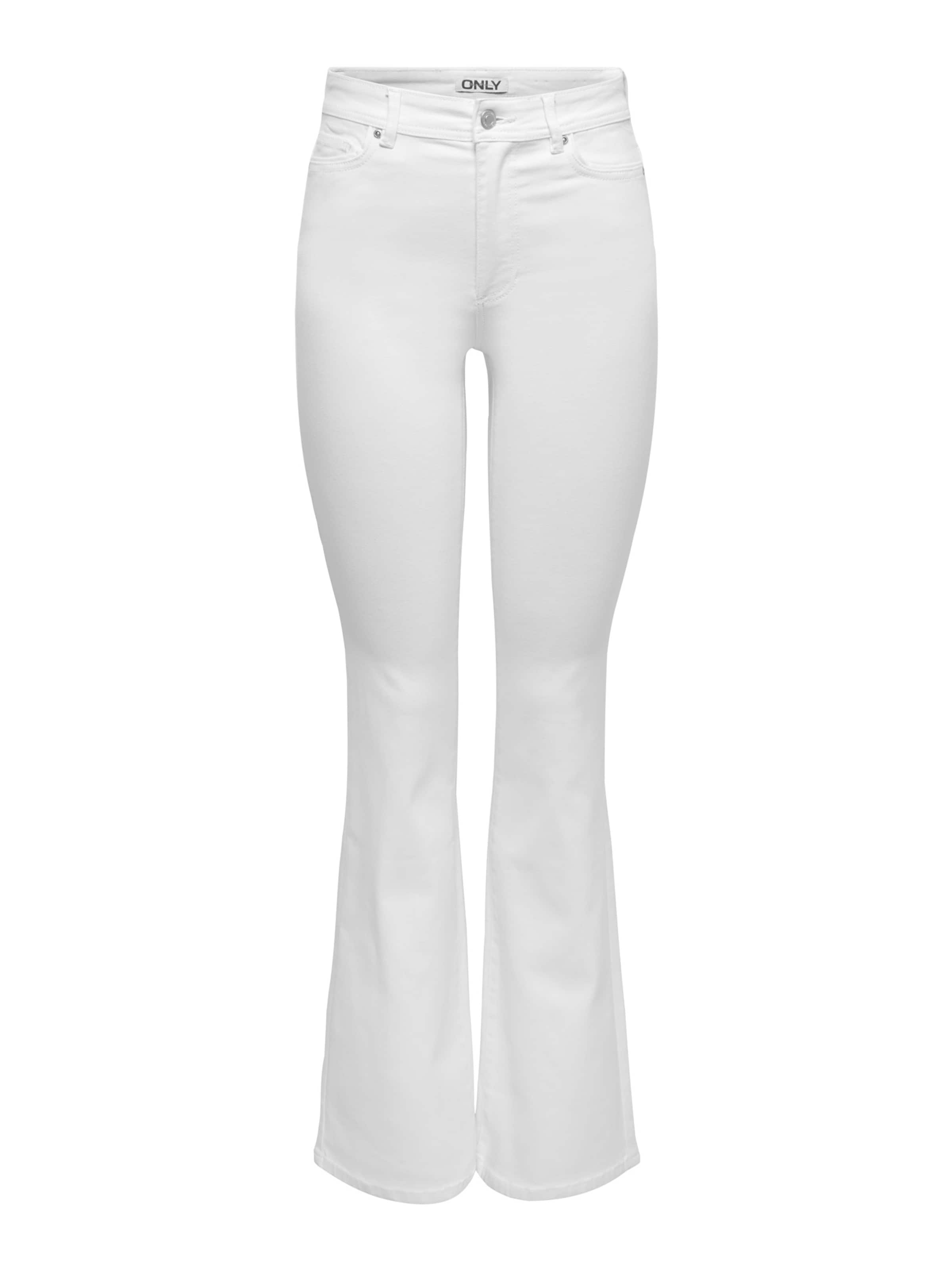 White denim jeans