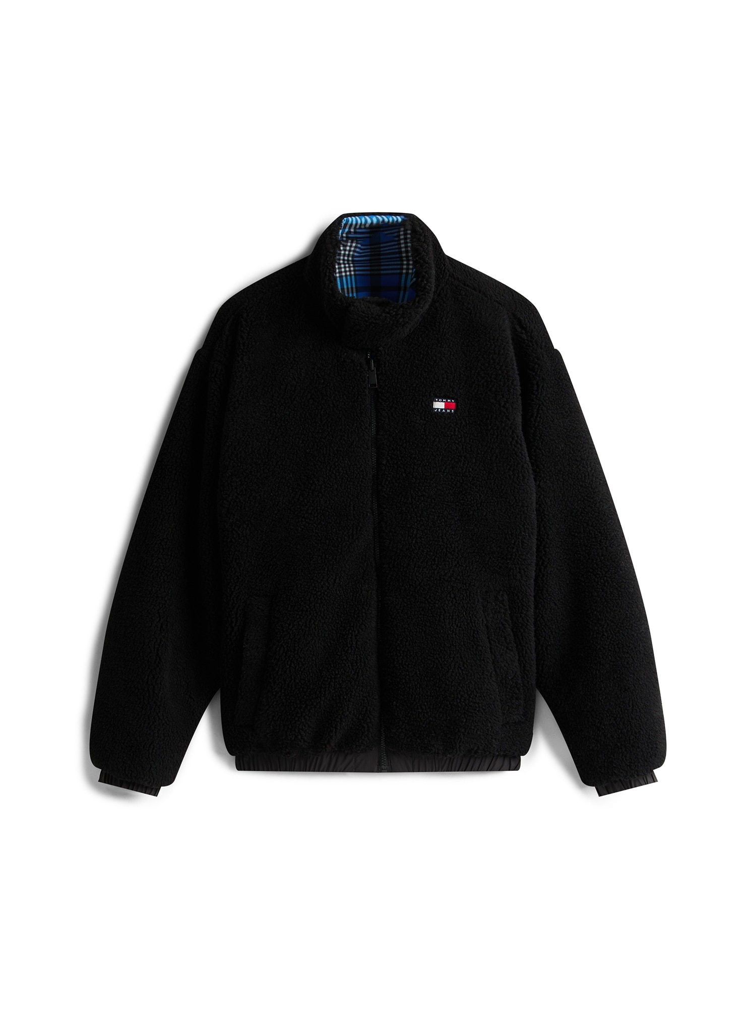 Tommy Jeans Átmeneti dzseki  kék / azúr / fekete / fehér akciós termékkép 1