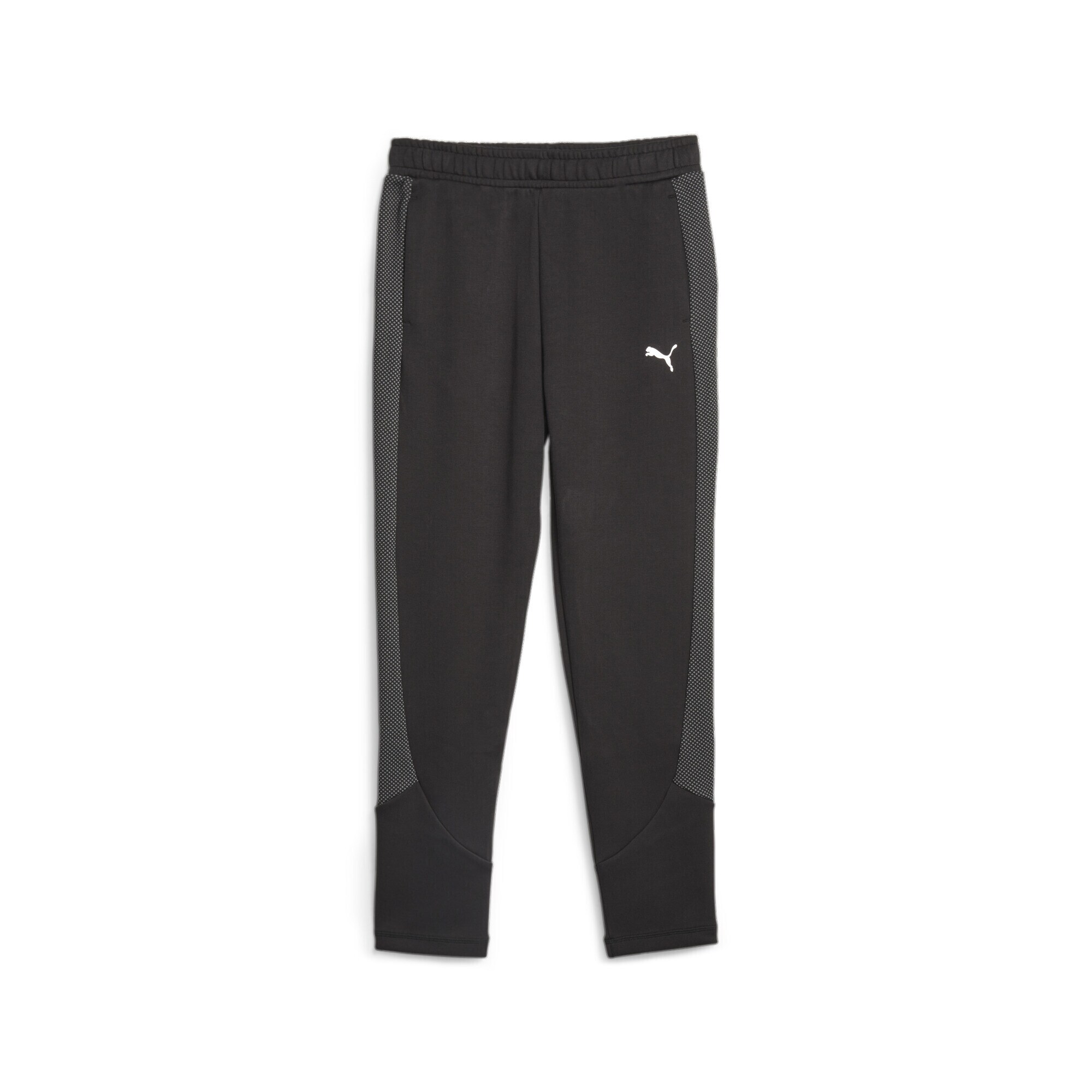 PUMA Športové nohavice 'evoStripe'  antracitová / čierna / biela