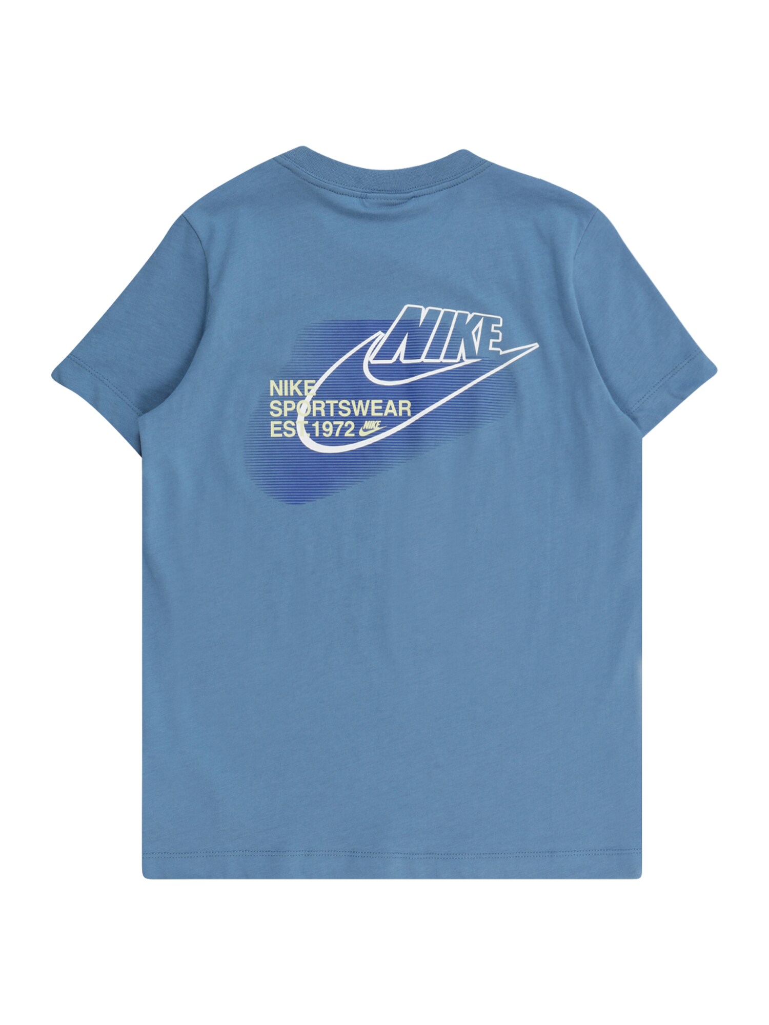 Nike Sportswear Póló  kék / füstkék / pasztellsárga / fehér termék 2. képe