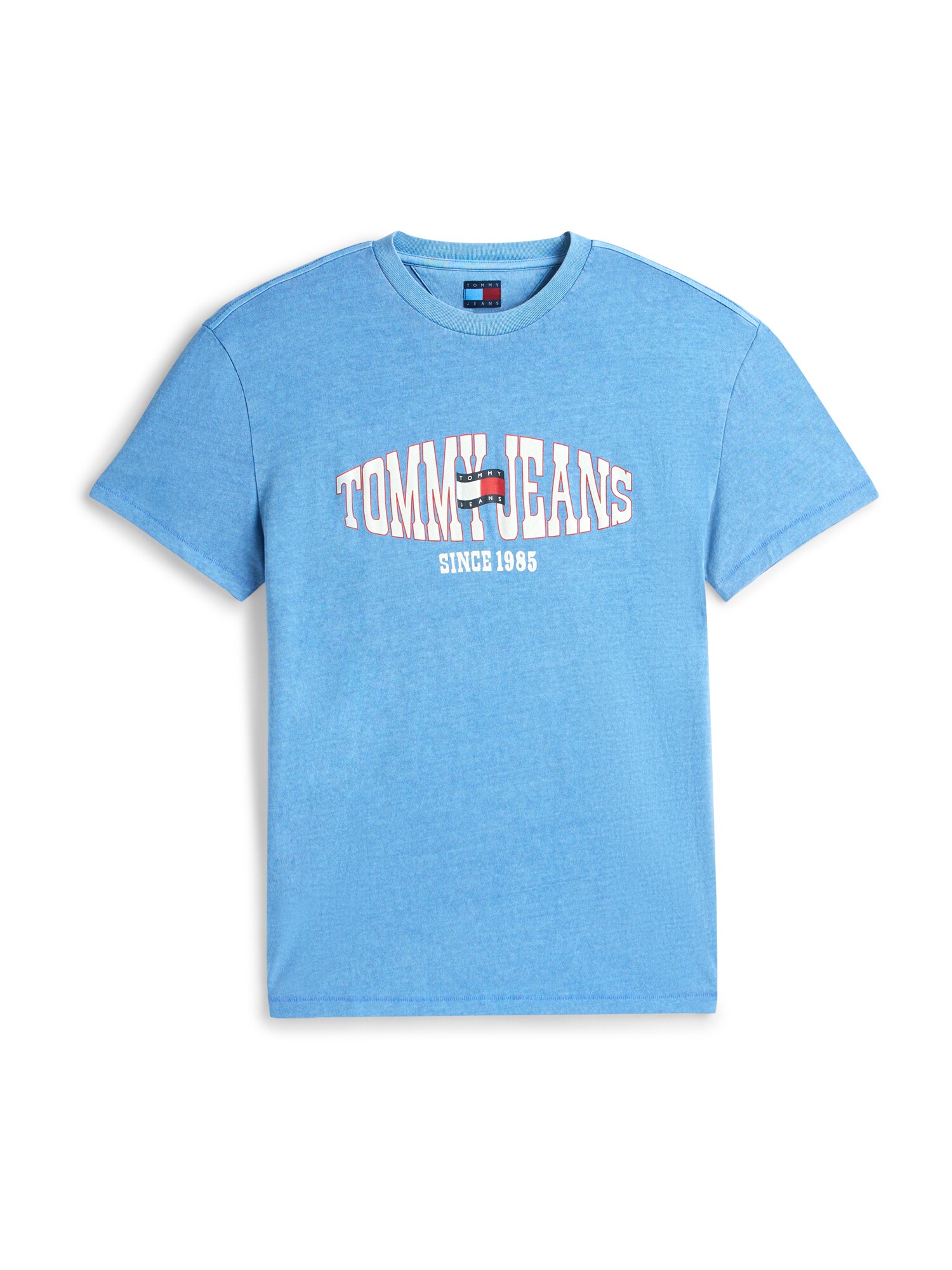 Tommy Jeans Tricou bleumarin / albastru regal / roșu / alb
