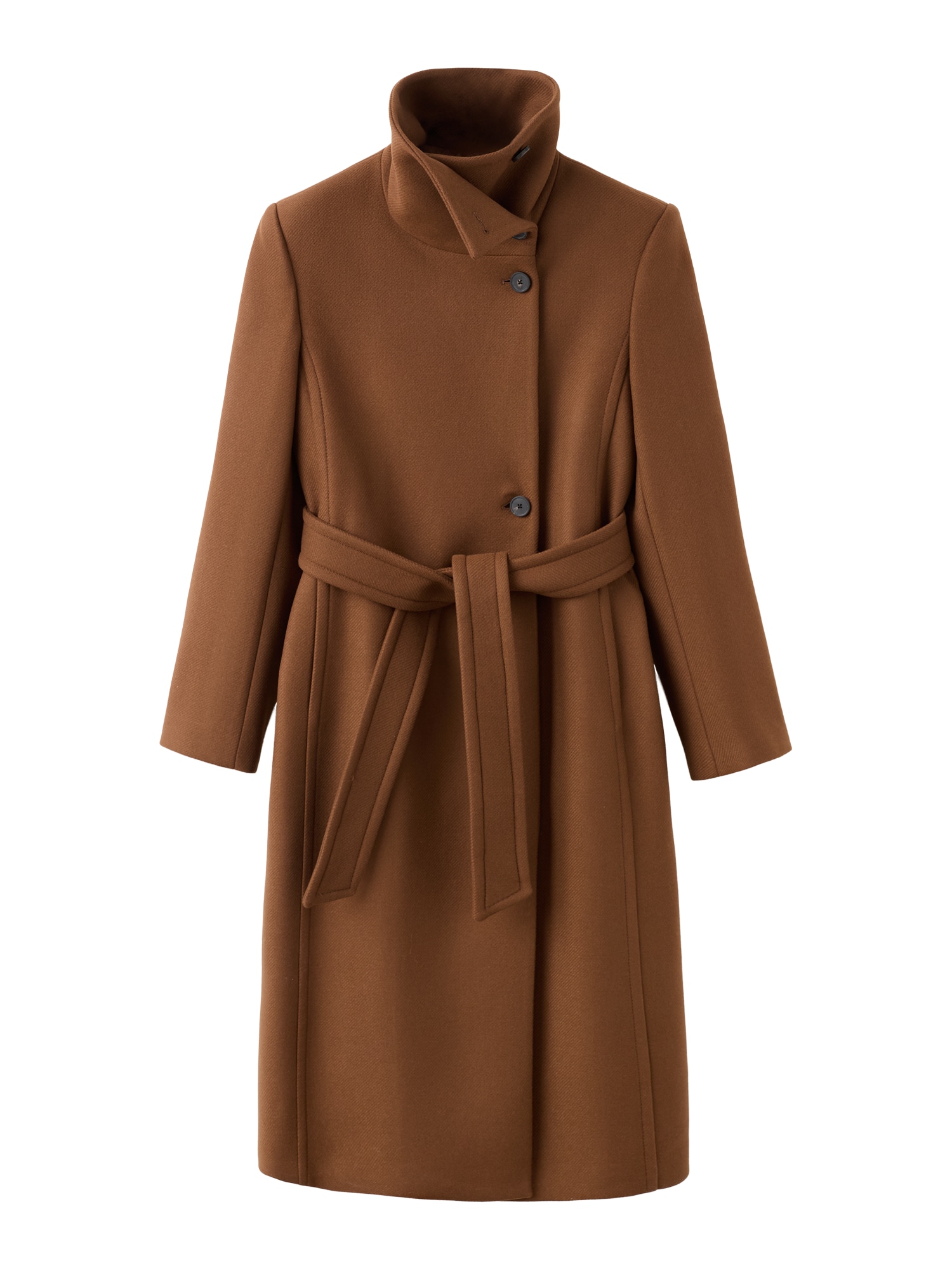 MANGO Palton de primăvară-toamnă Sirenita  maro