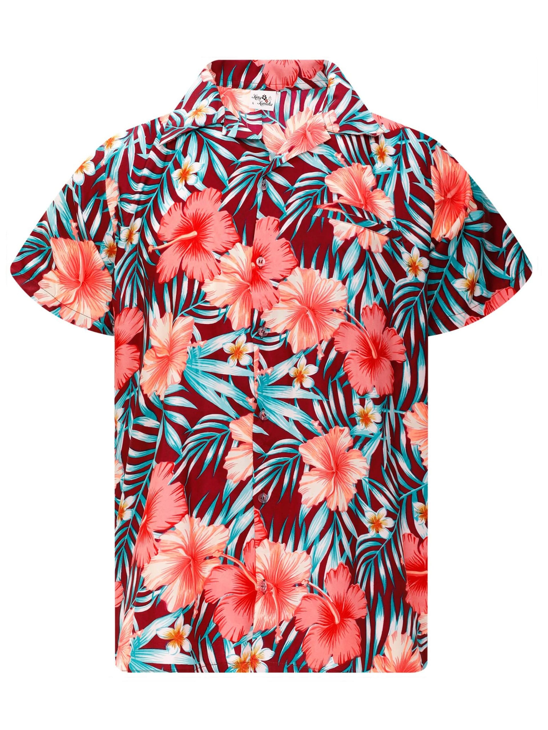 King Kameha Skjorta 'Tropical Hibiscus' herr