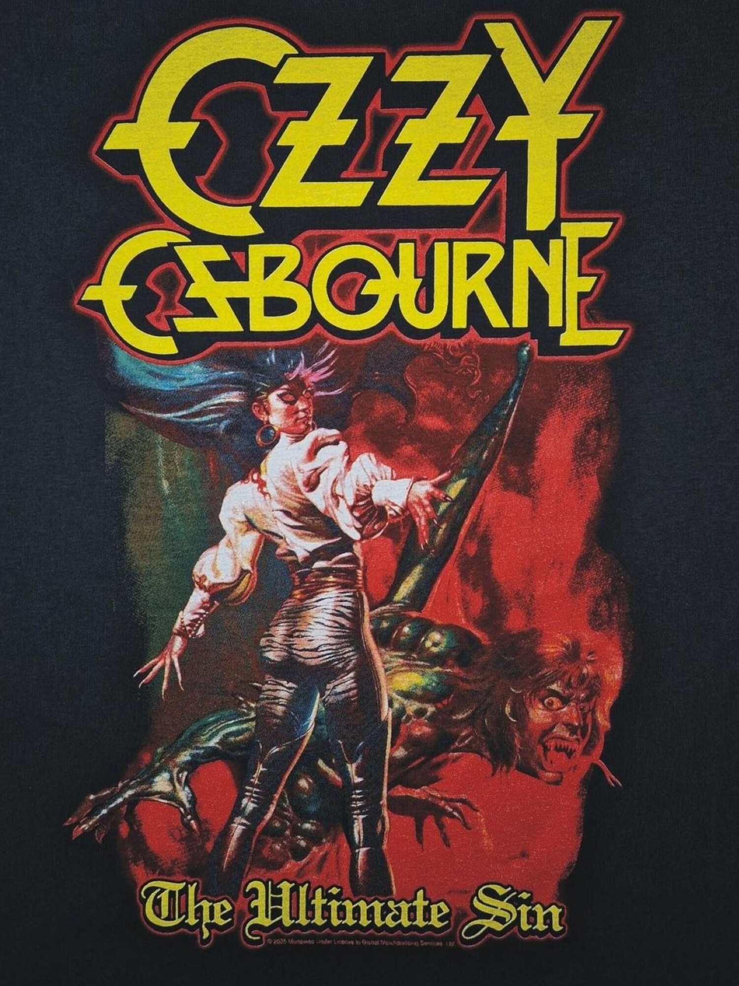 Ozzy Osbourne Camiseta 'Ozzy Osbourne Ultimate Sin T-Shirt'  negro – imagen 4