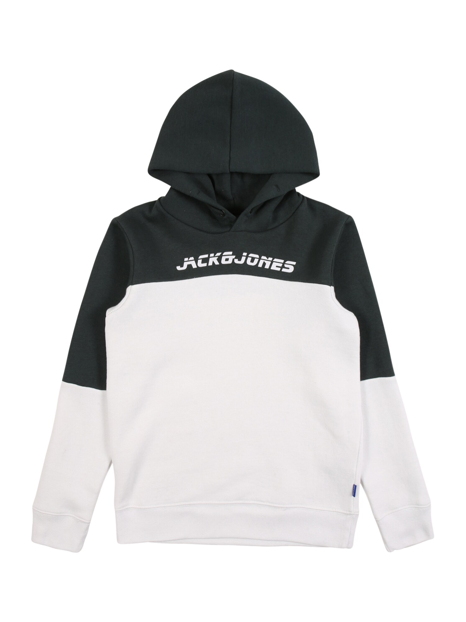 Jack & Jones Junior Megztinis be užsegimo 'COASHER'  įdegio spalva / balta