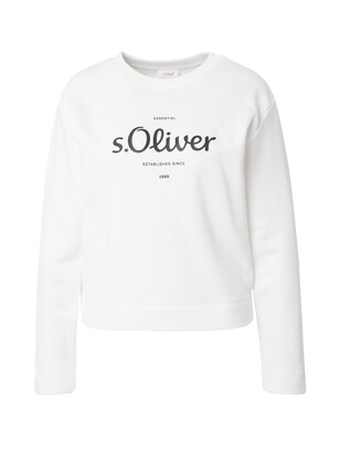 s.Oliver Sweatshirt Zwart / Wit