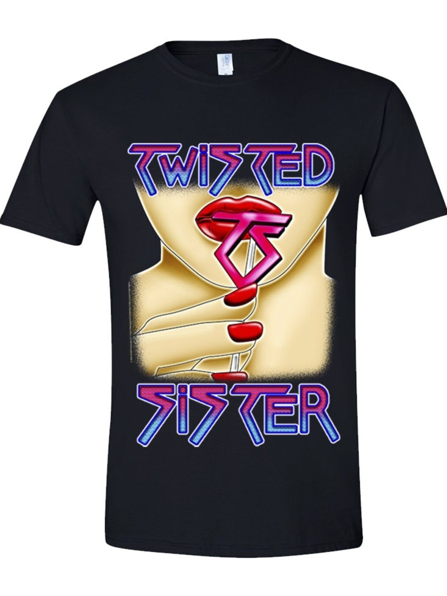 T-shirt 'Twisted sister Love Is for Suckers'