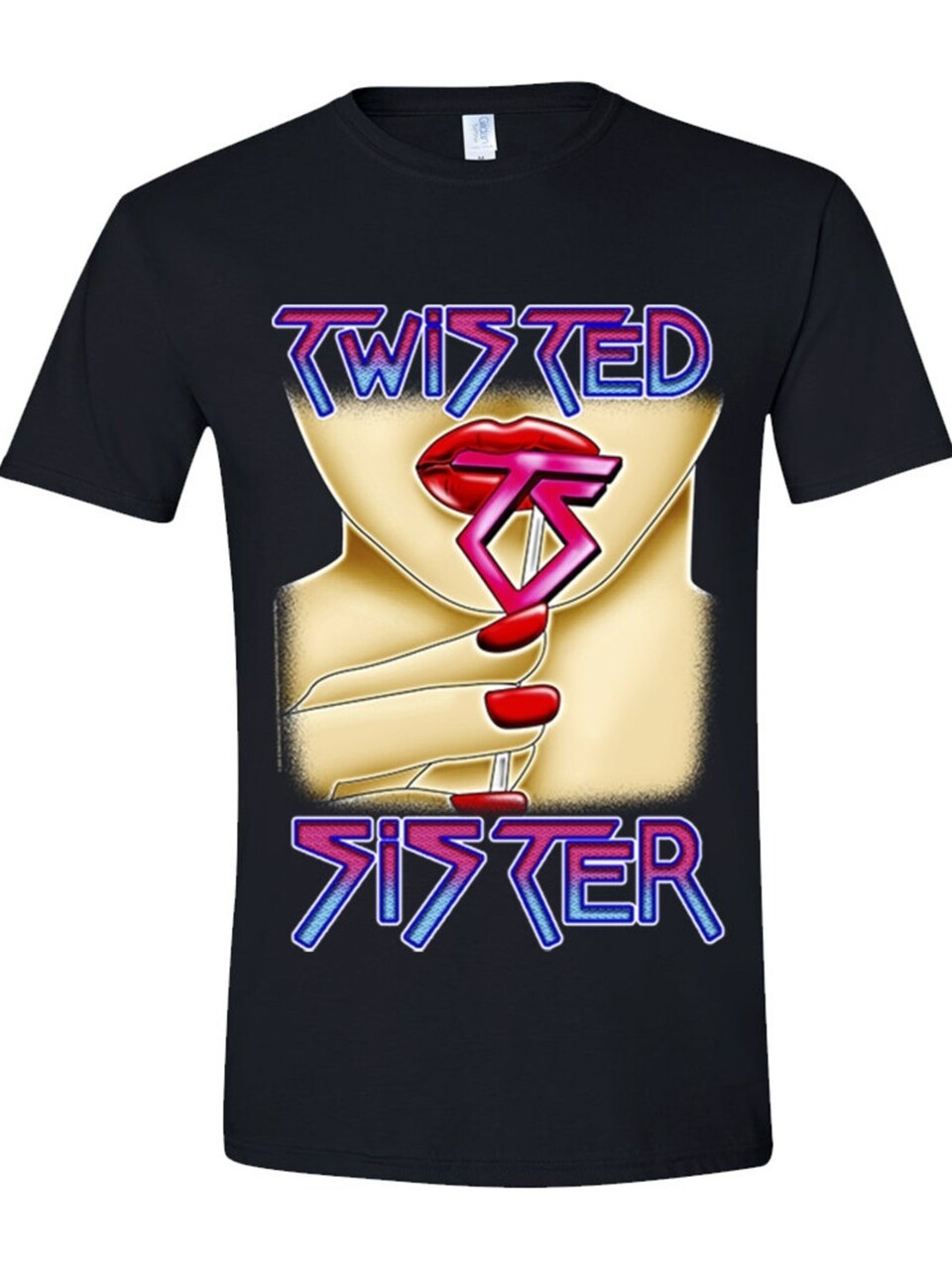 T-shirt 'Twisted sister Love Is for Suckers'