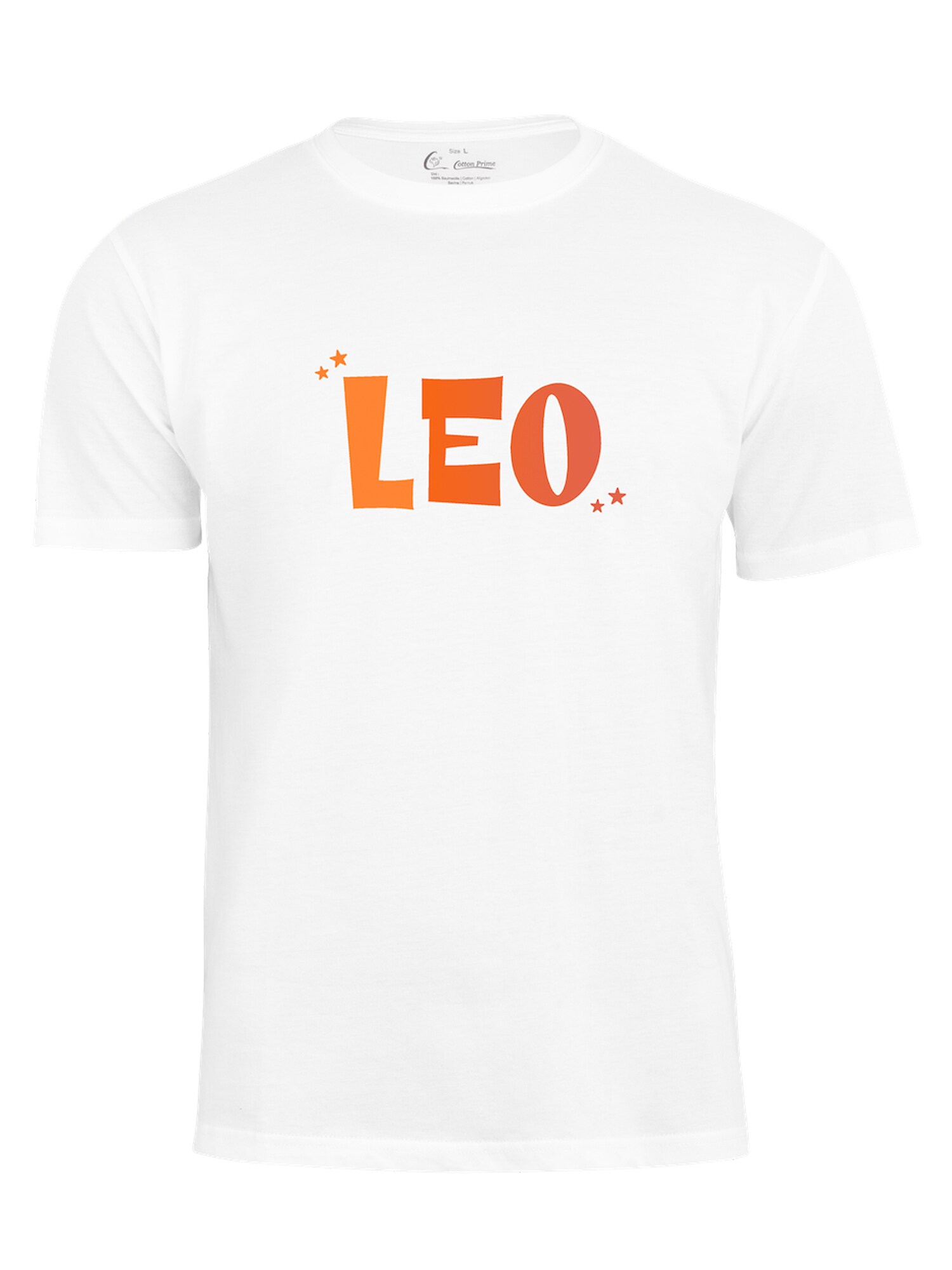 Cotton Prime Camiseta 'Löwe'  naranja / blanco