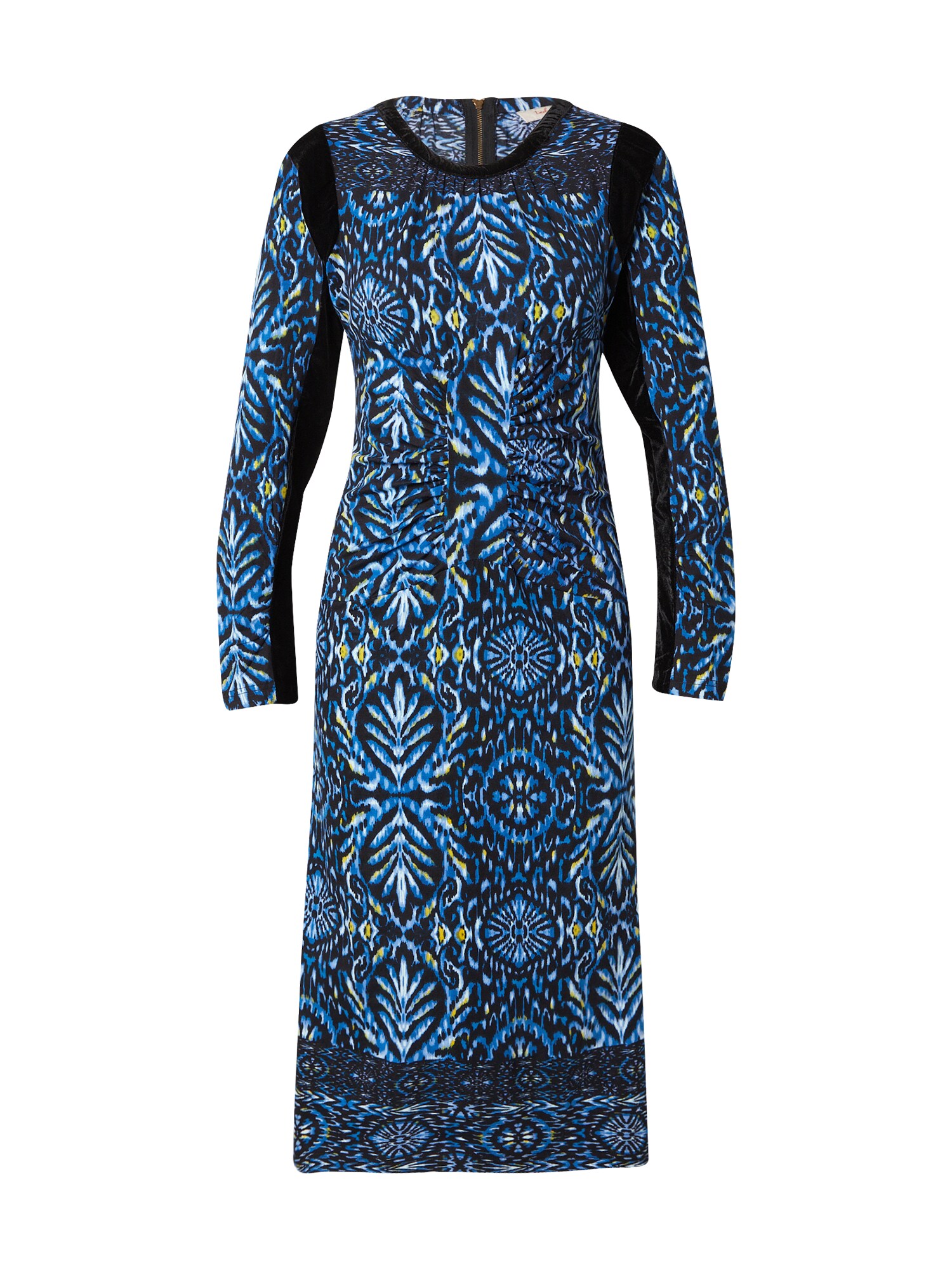 Derhy Rochie DEDICACE ROBE  albastru închis / galben / negru / alb