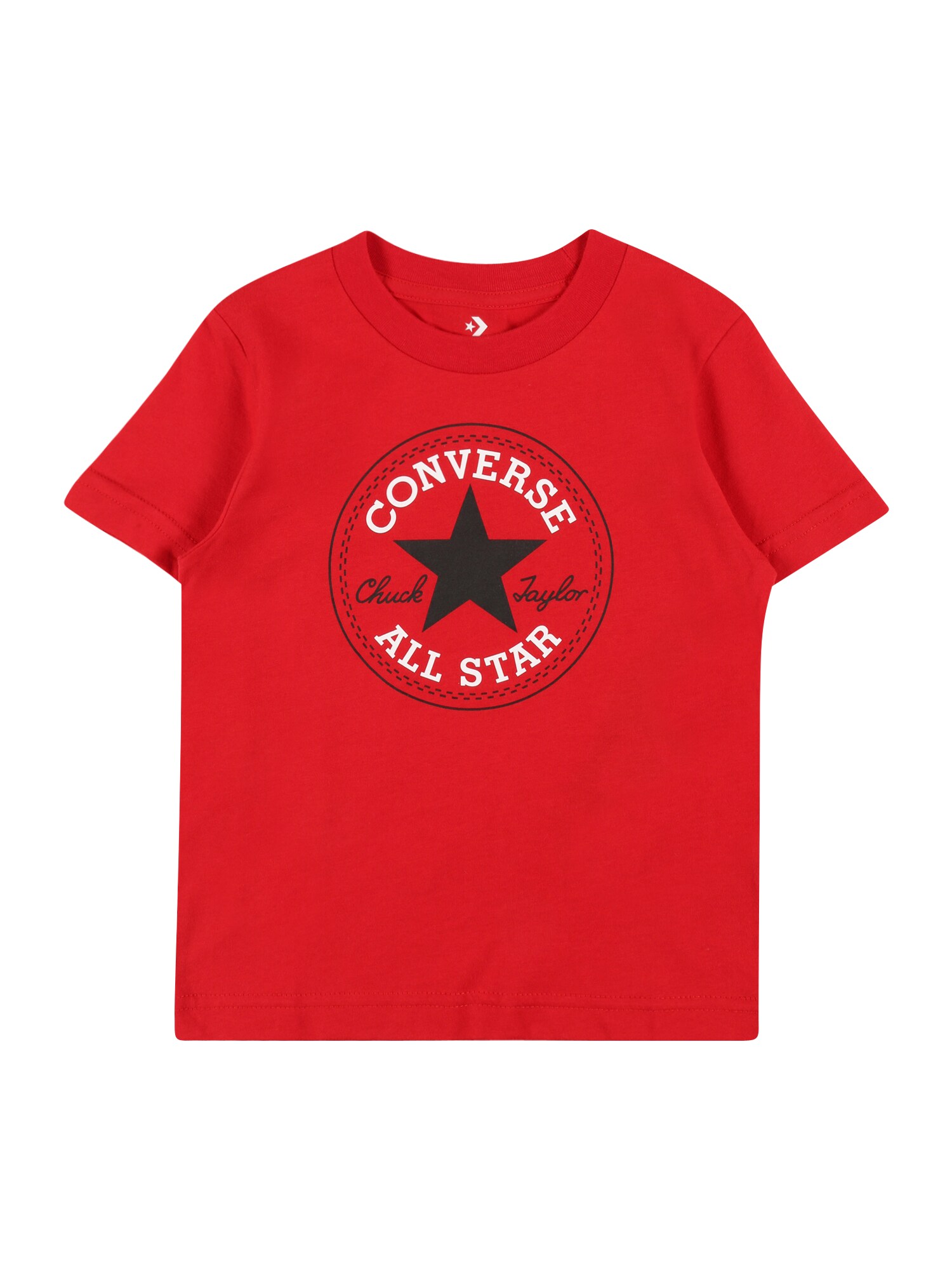 CONVERSE Tričko  červená / čierna / biela