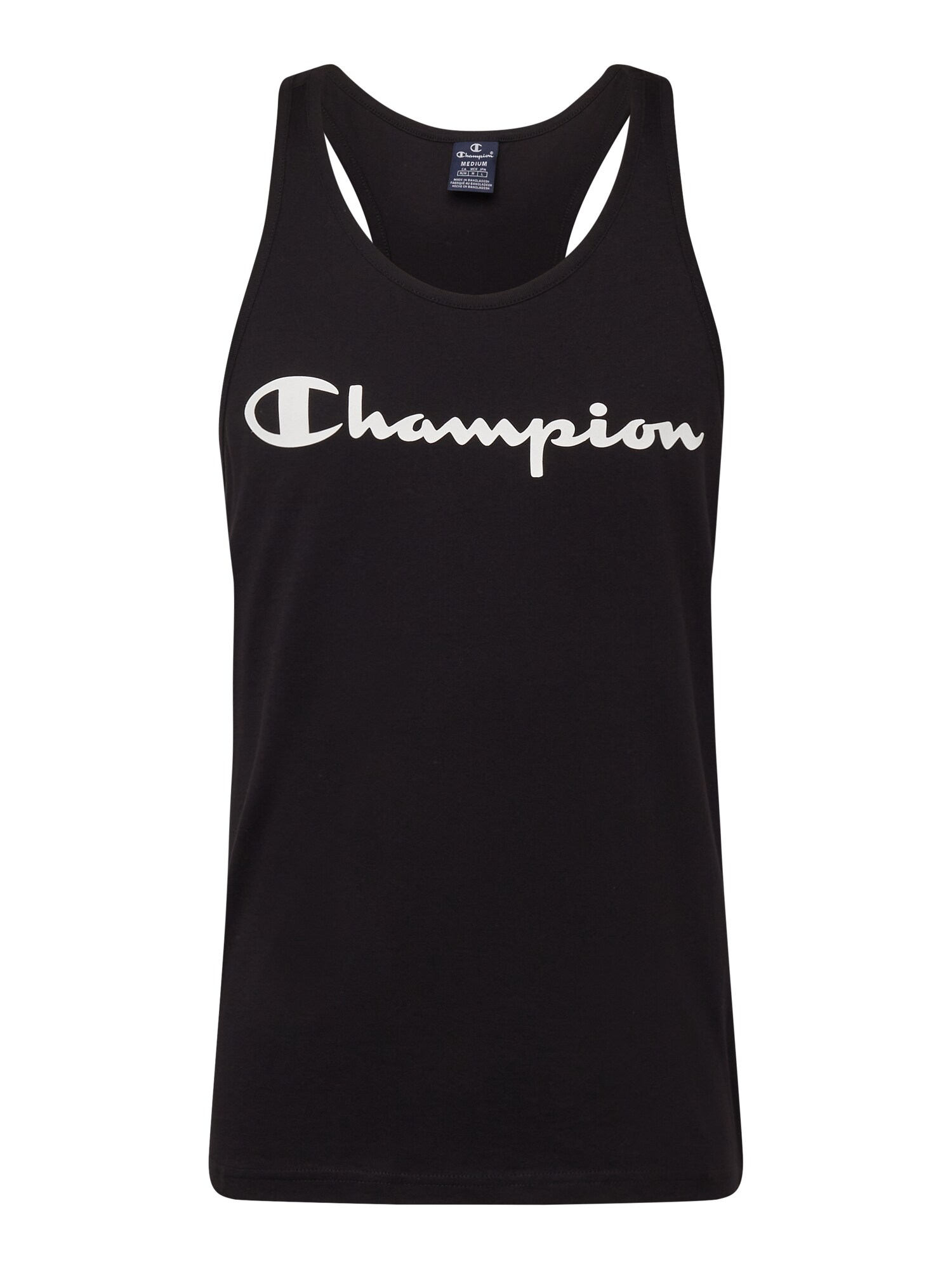 Champion Authentic Athletic Apparel Camisa  preto / branco