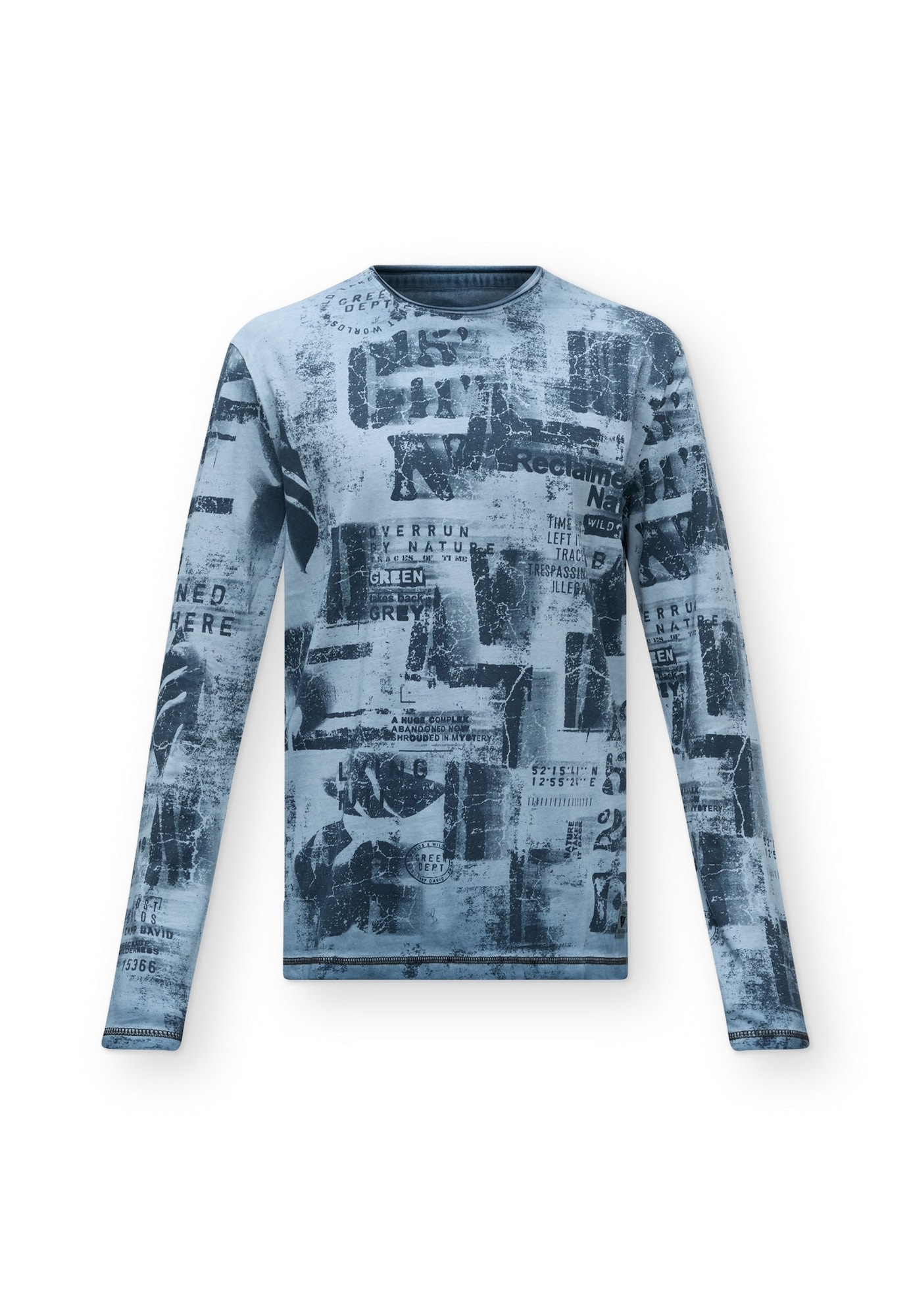 CAMP DAVID Camiseta  navy / azul claro