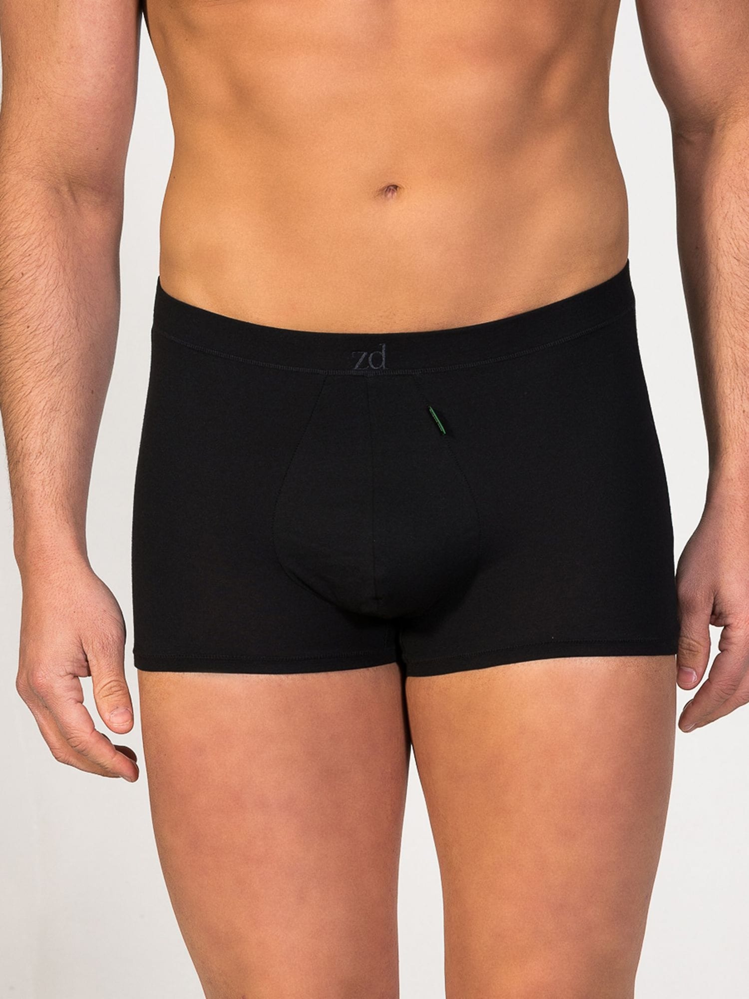 zd ZERO DEFECTS Calzoncillo boxer 'Ikaria Egyptian cotton'  negro