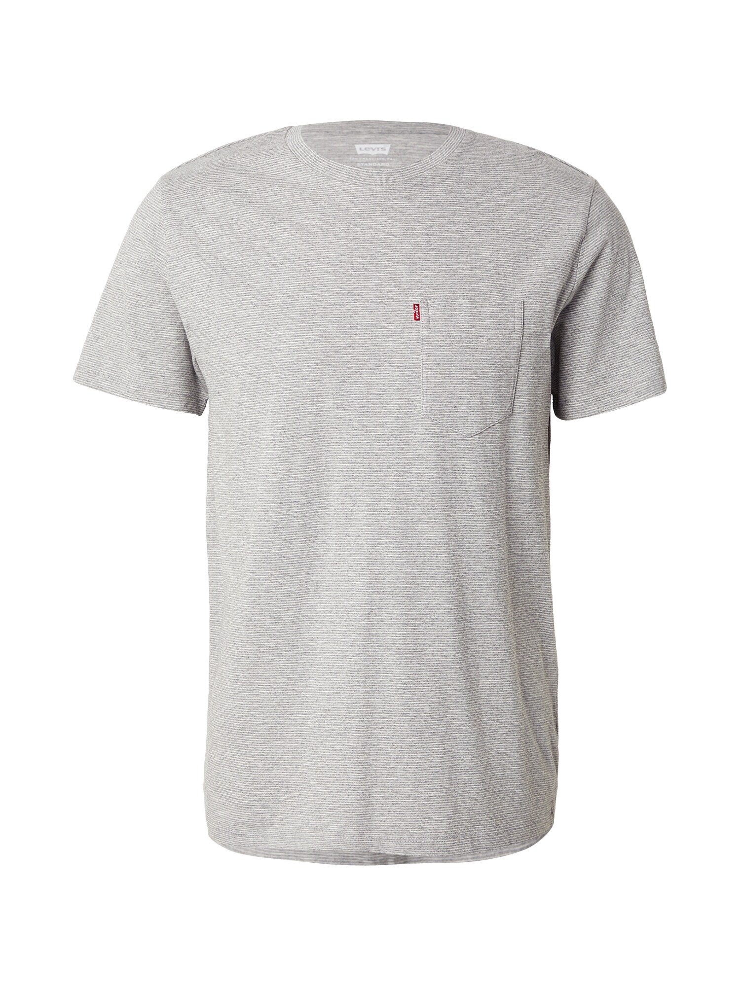 LEVI'S ® Camiseta 'Classic'  gris oscuro / blanco