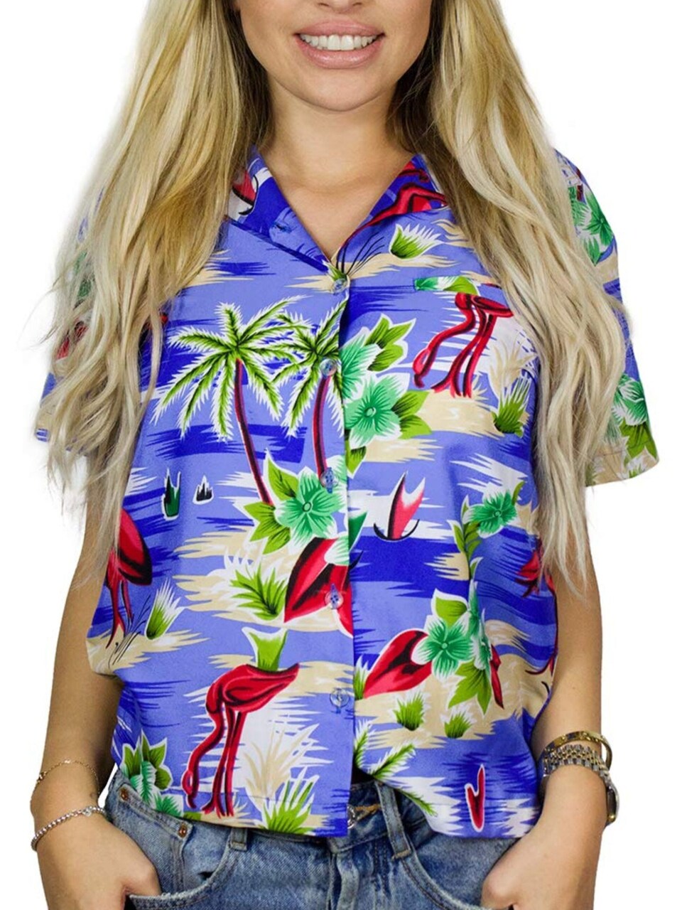 Blus 'Flamingos'