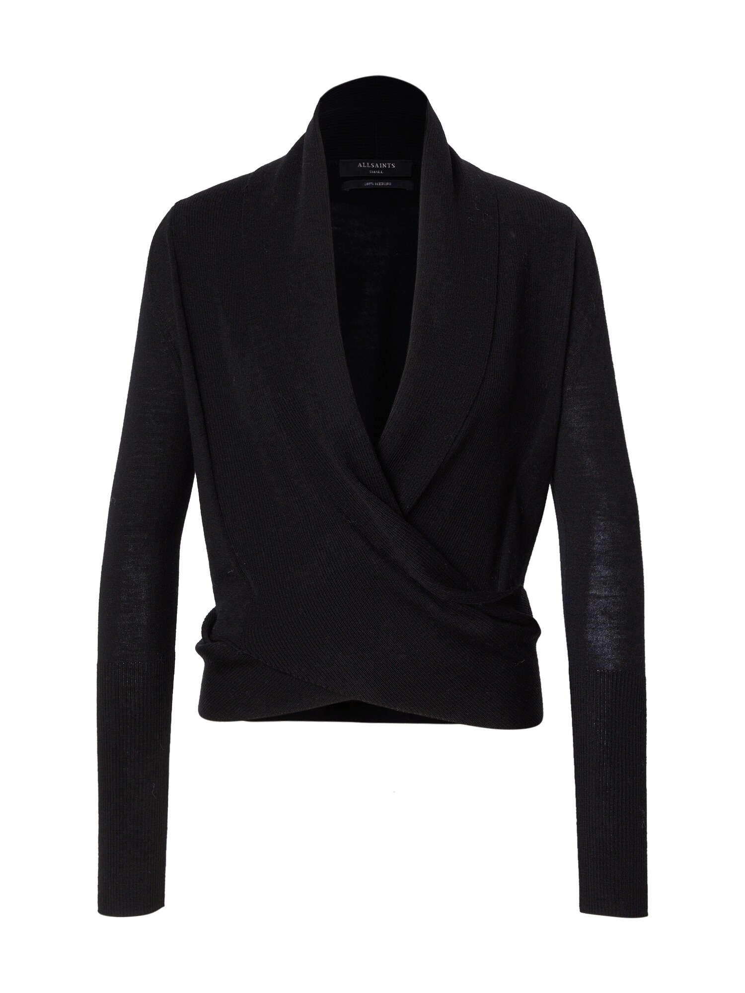 AllSaints Geacă tricotată WASSON  negru