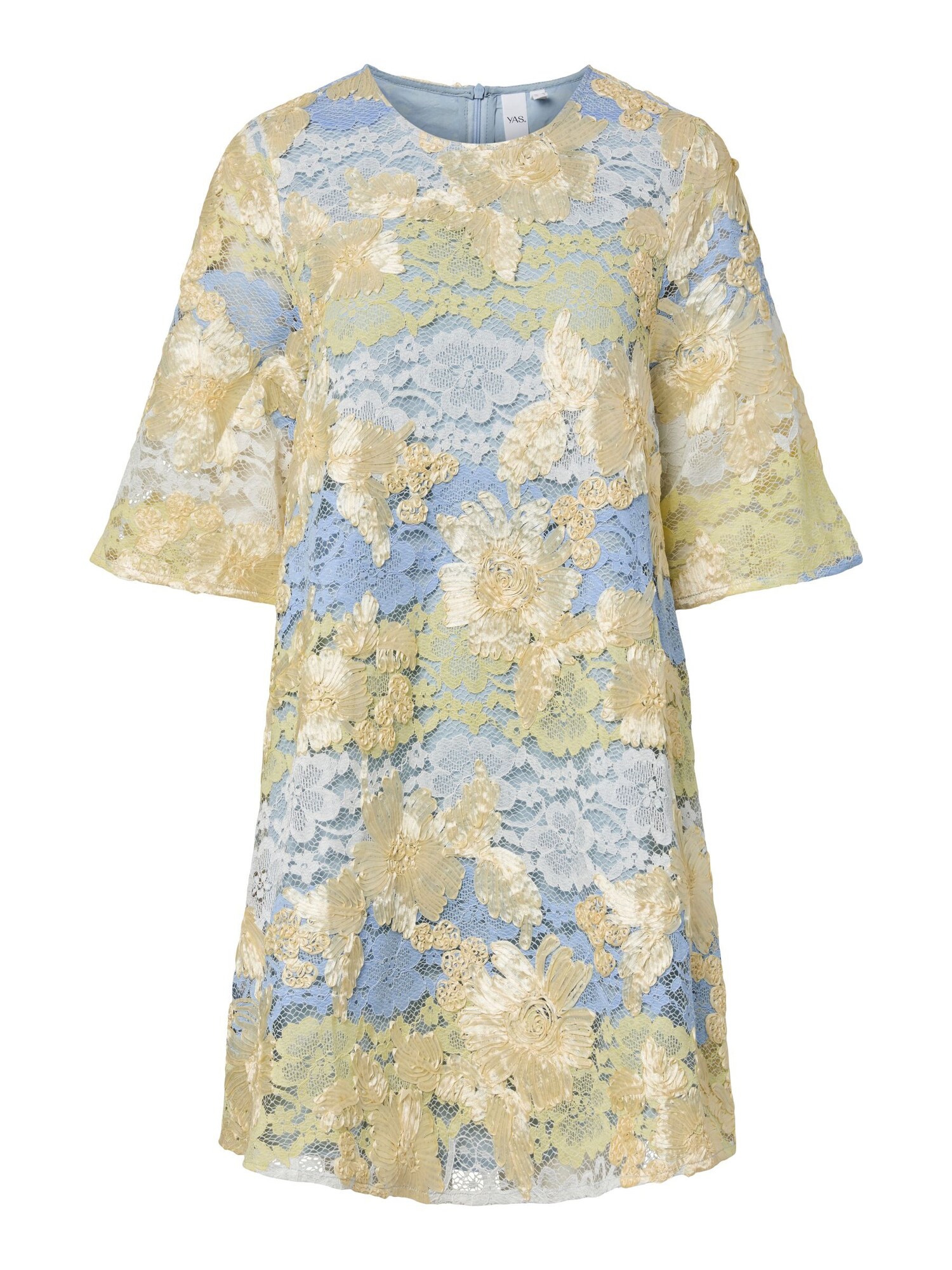 YAS Vestido 'FLIGO'  azul / amarillo