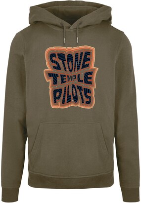 Merchcode Sweatshirt ‘Stone Temple Pilots’ Nachtblauw / Geel / Olijfgroen / Oranje