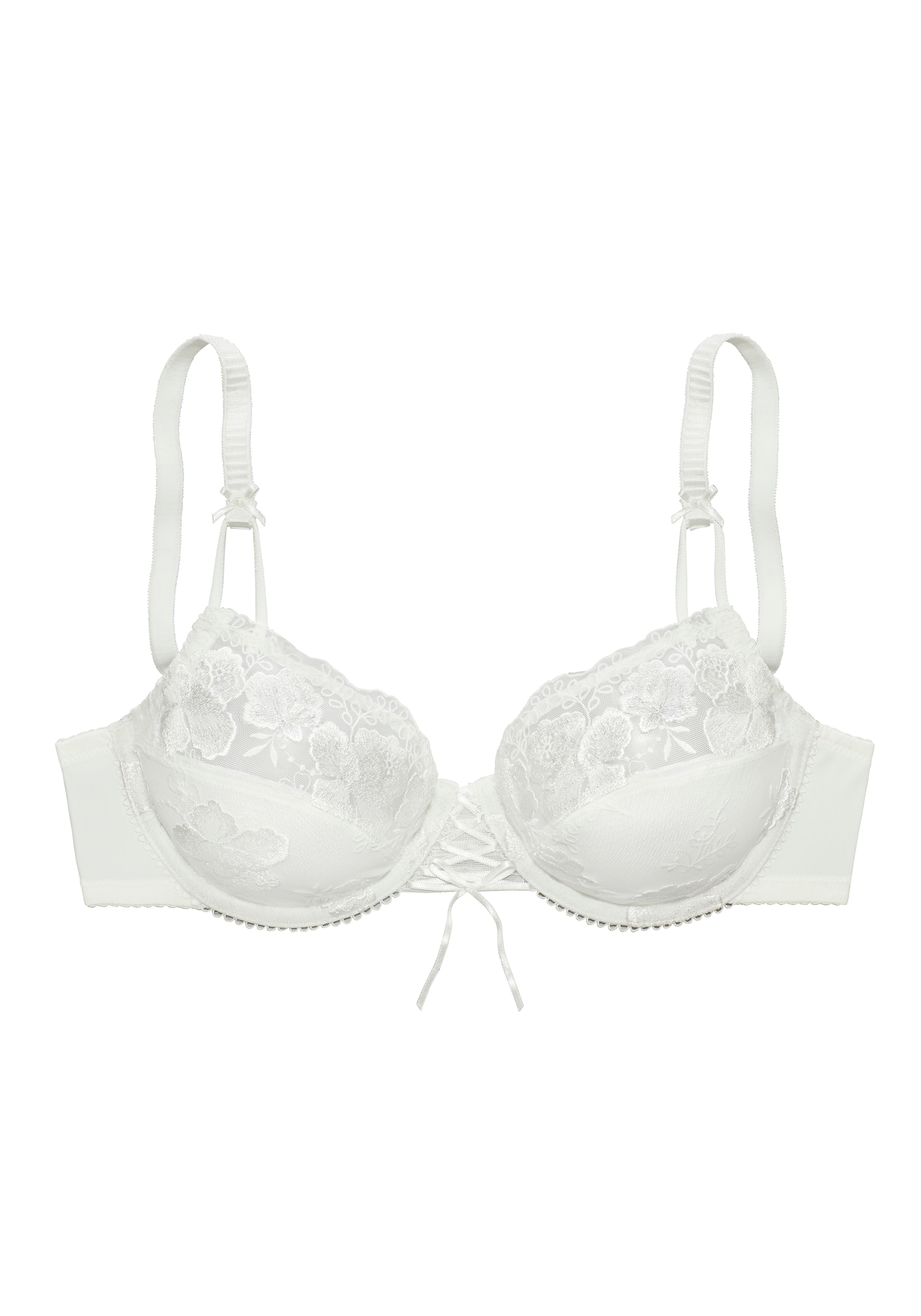 NUANCE Sutien  alb perlat