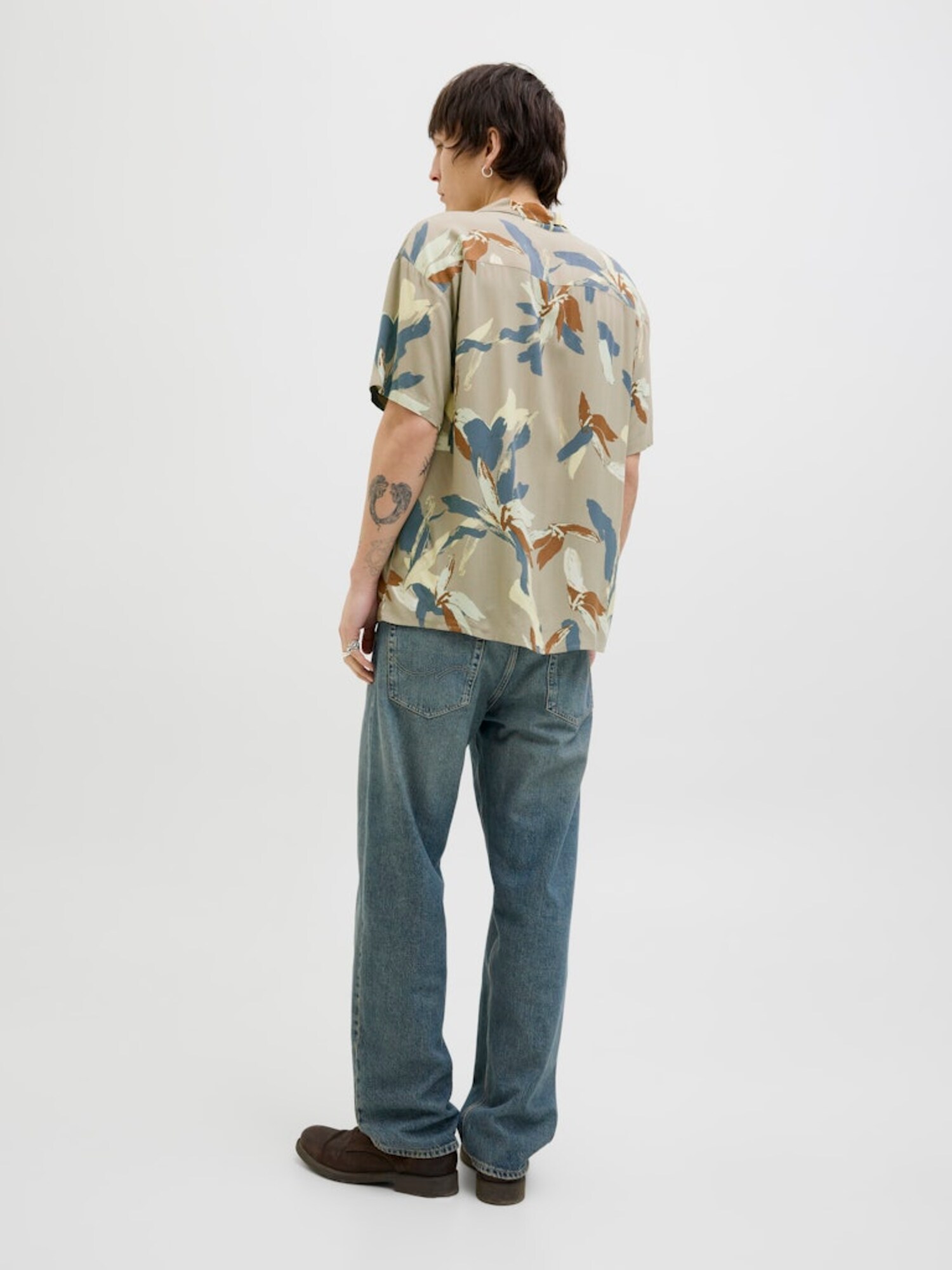 JACK & JONES Ing  bézs / kék / barna / taupe termék 2. képe
