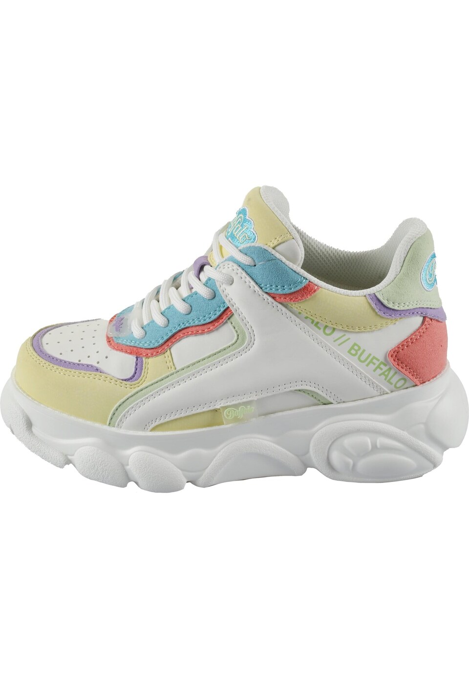 Låg sneaker 'CLD Echo' pastellblå / aprikos