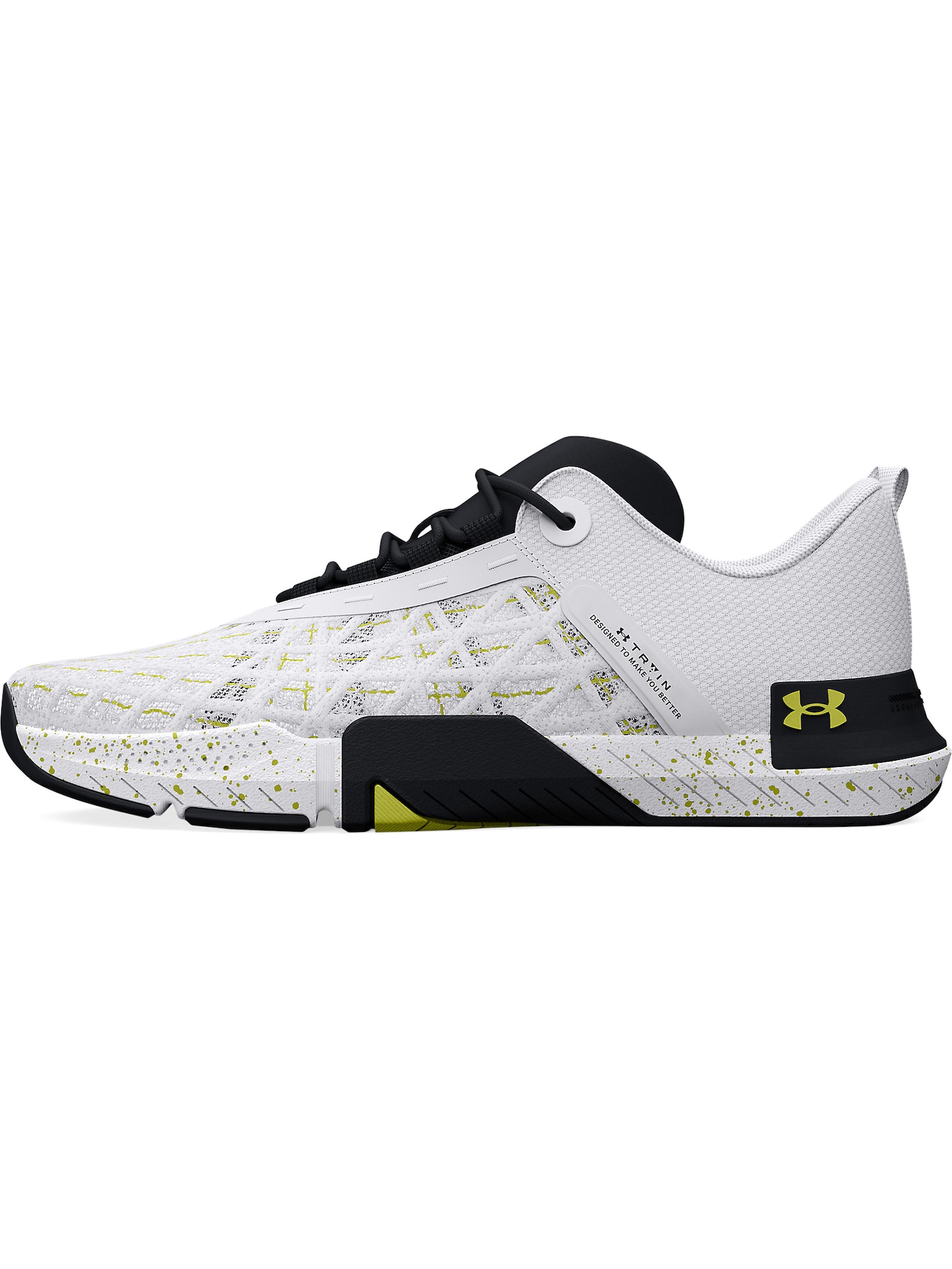 UNDER ARMOUR Pantofi sport 'Tribase Reign 5'  galben / negru / alb