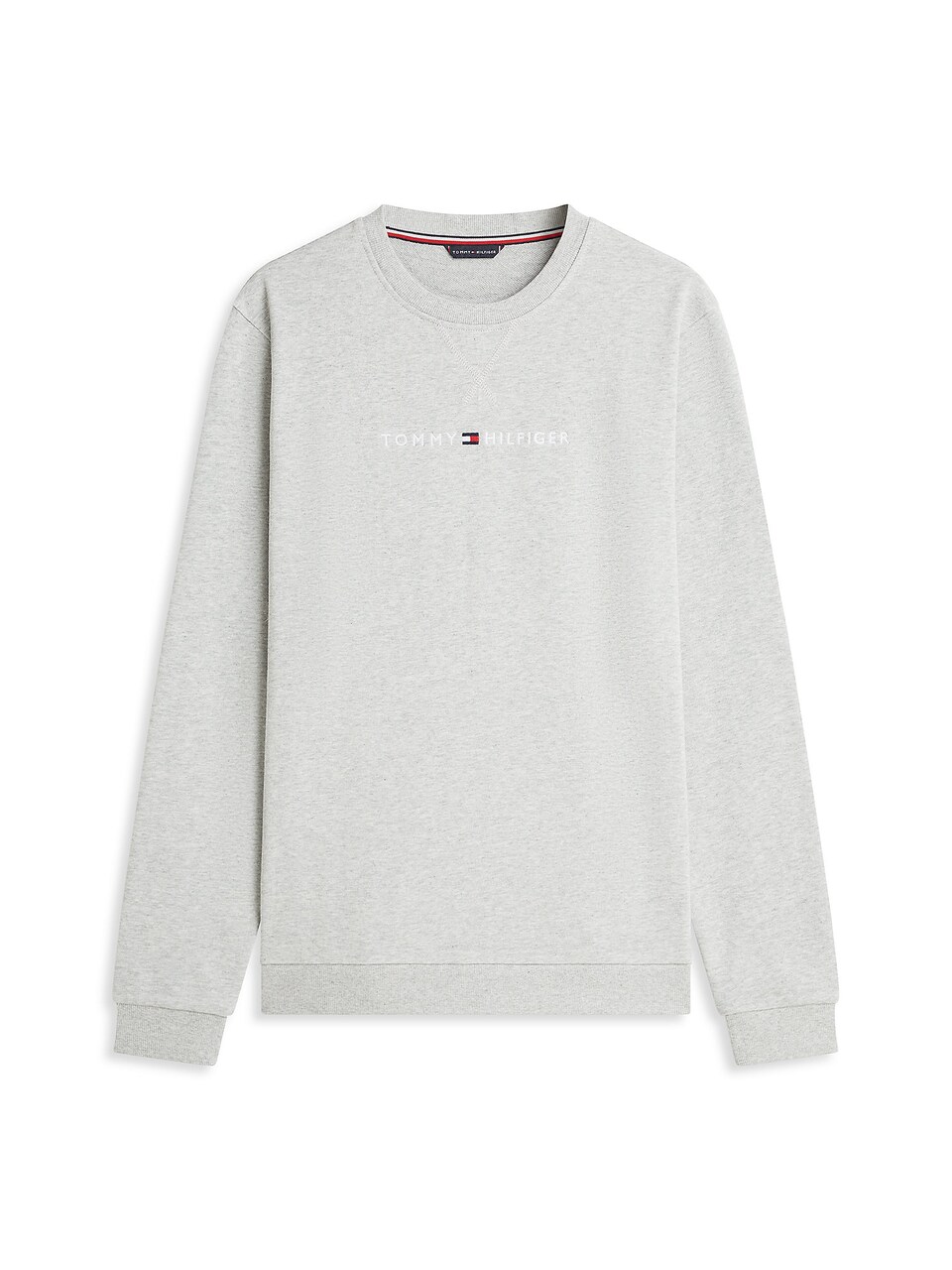 Sweatshirt marinblå / ljusgrå / röd