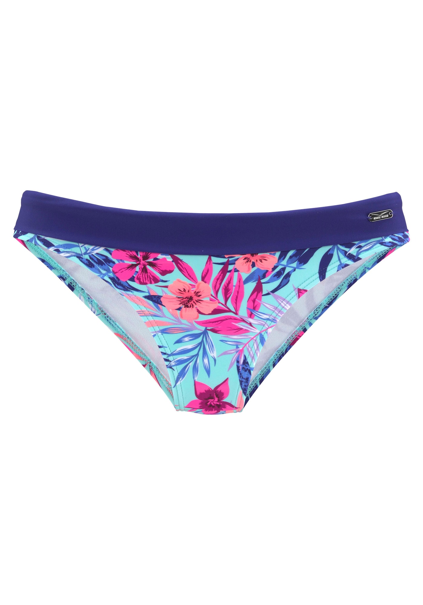 VENICE BEACH Bikini hlačke  kobalt modra / svetlo modra / roza