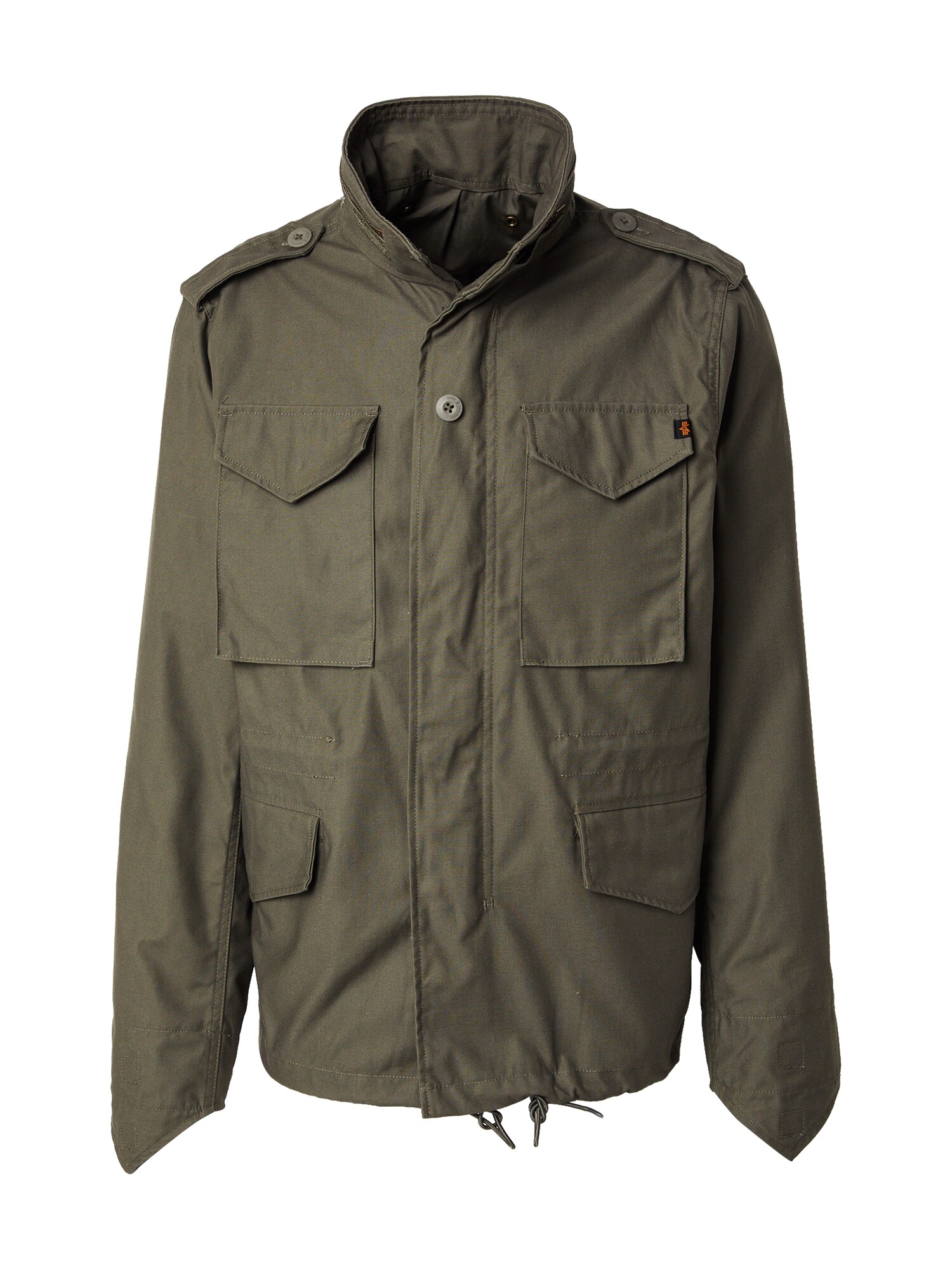 ALPHA INDUSTRIES Prechodná bunda 'Studio M-65'  olivová / biela