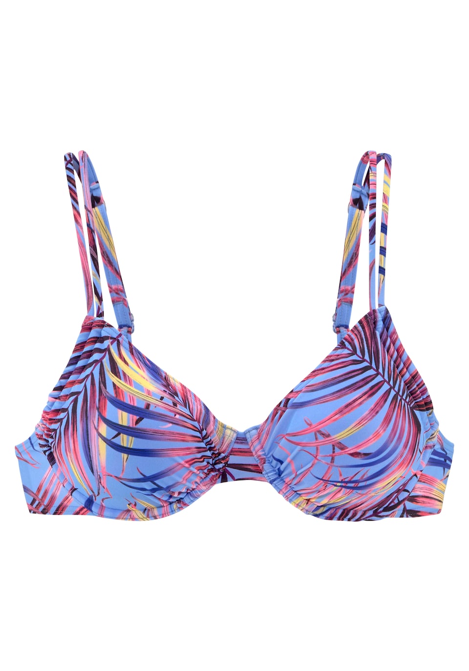 Bikiniöverdel ljusblå / mörkblå / gul / rosa