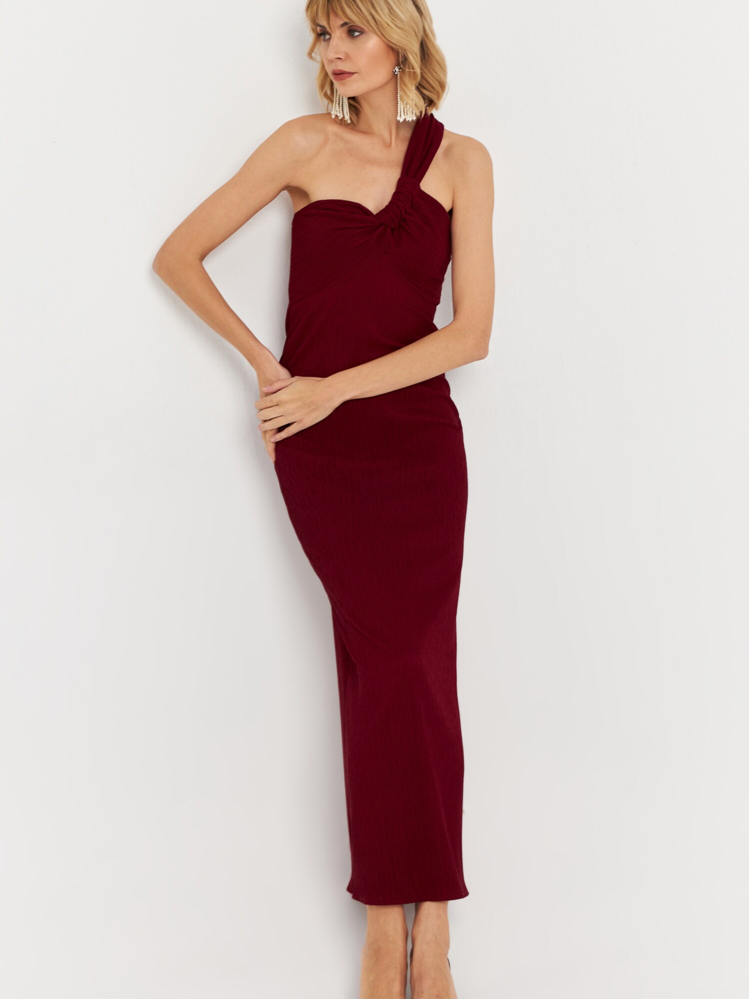 Cool & Sexy Rochie  roșu burgundy