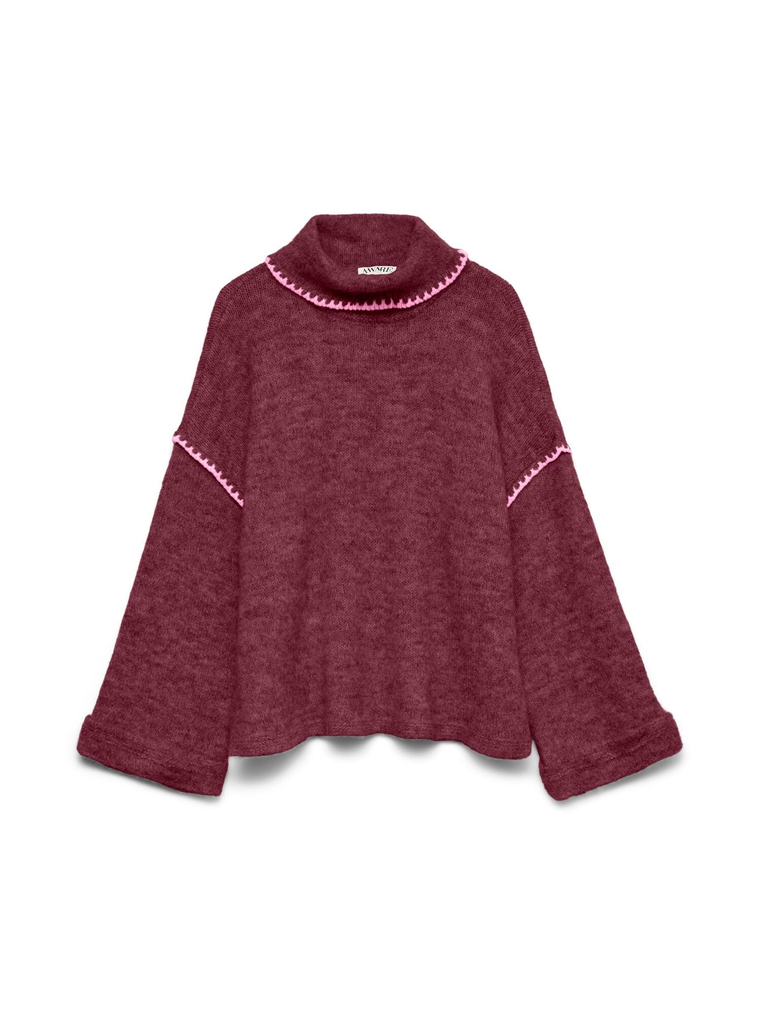 VERO MODA Jersey 'AWElla'  rojo oscuro
