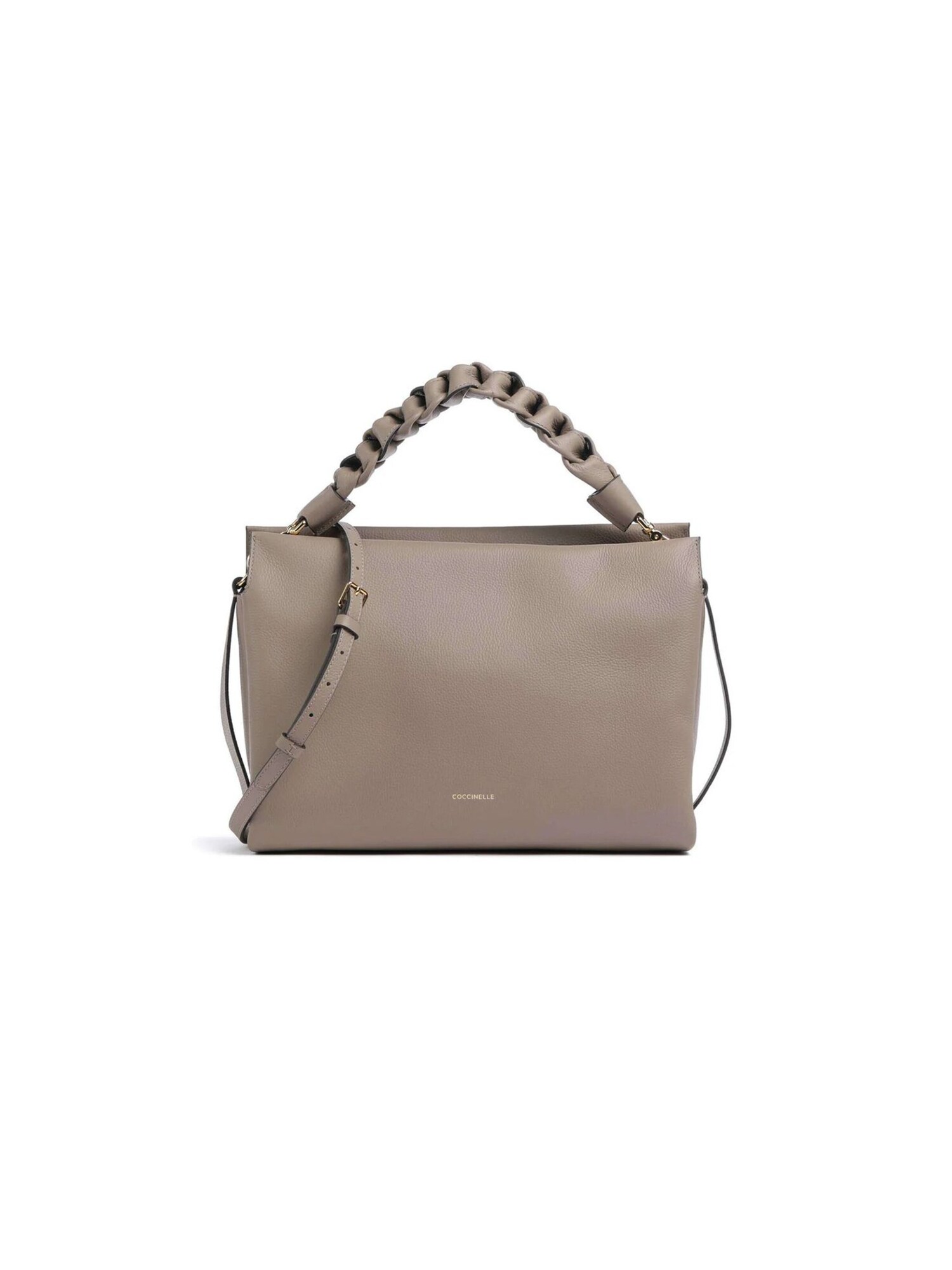 Coccinelle Bolso de mano 'Boheme Grana Double Shoulder Bag'  taupe