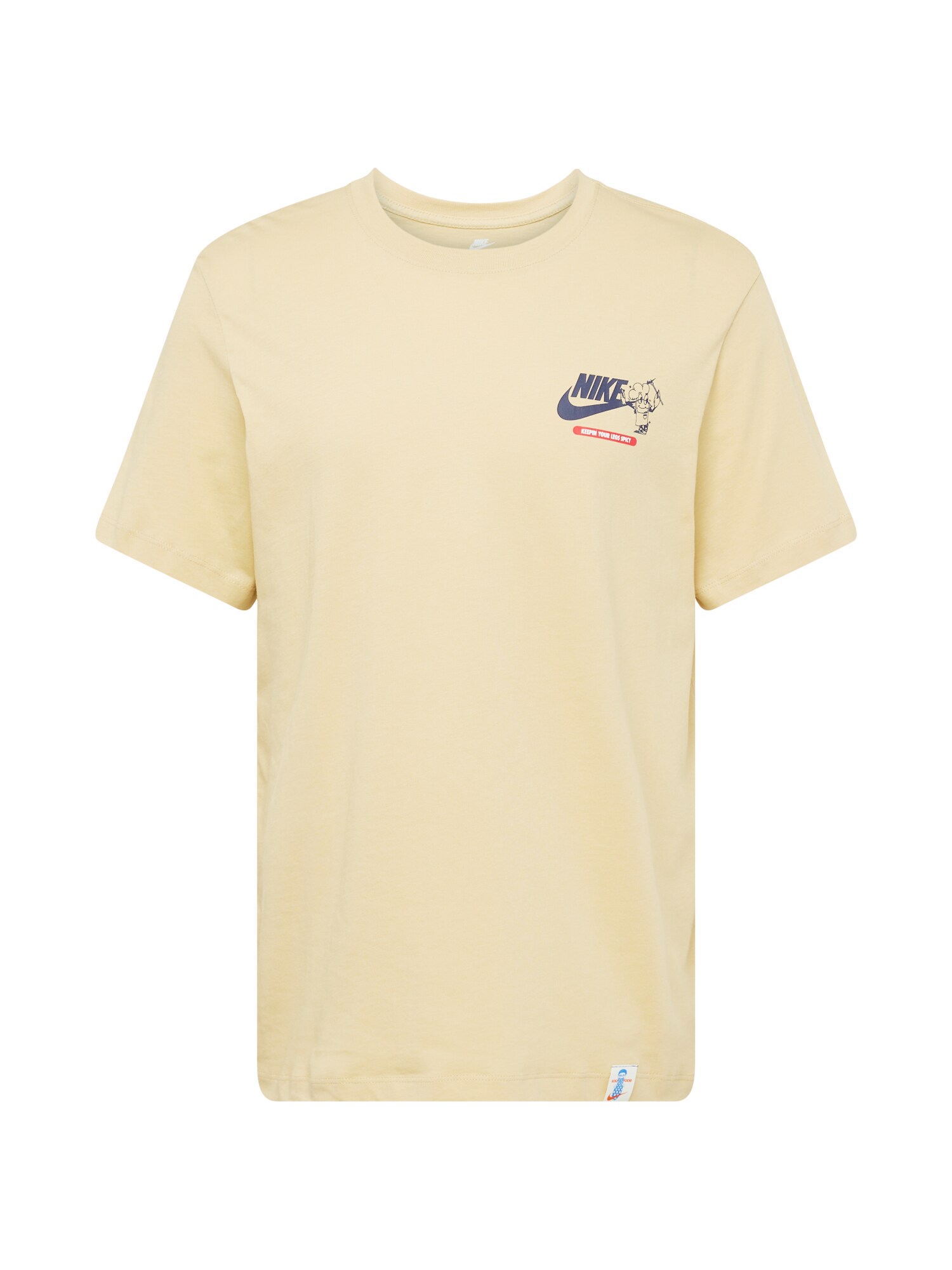 Nike Sportswear Póló  homok / sötétlila / narancsvörös / fehér