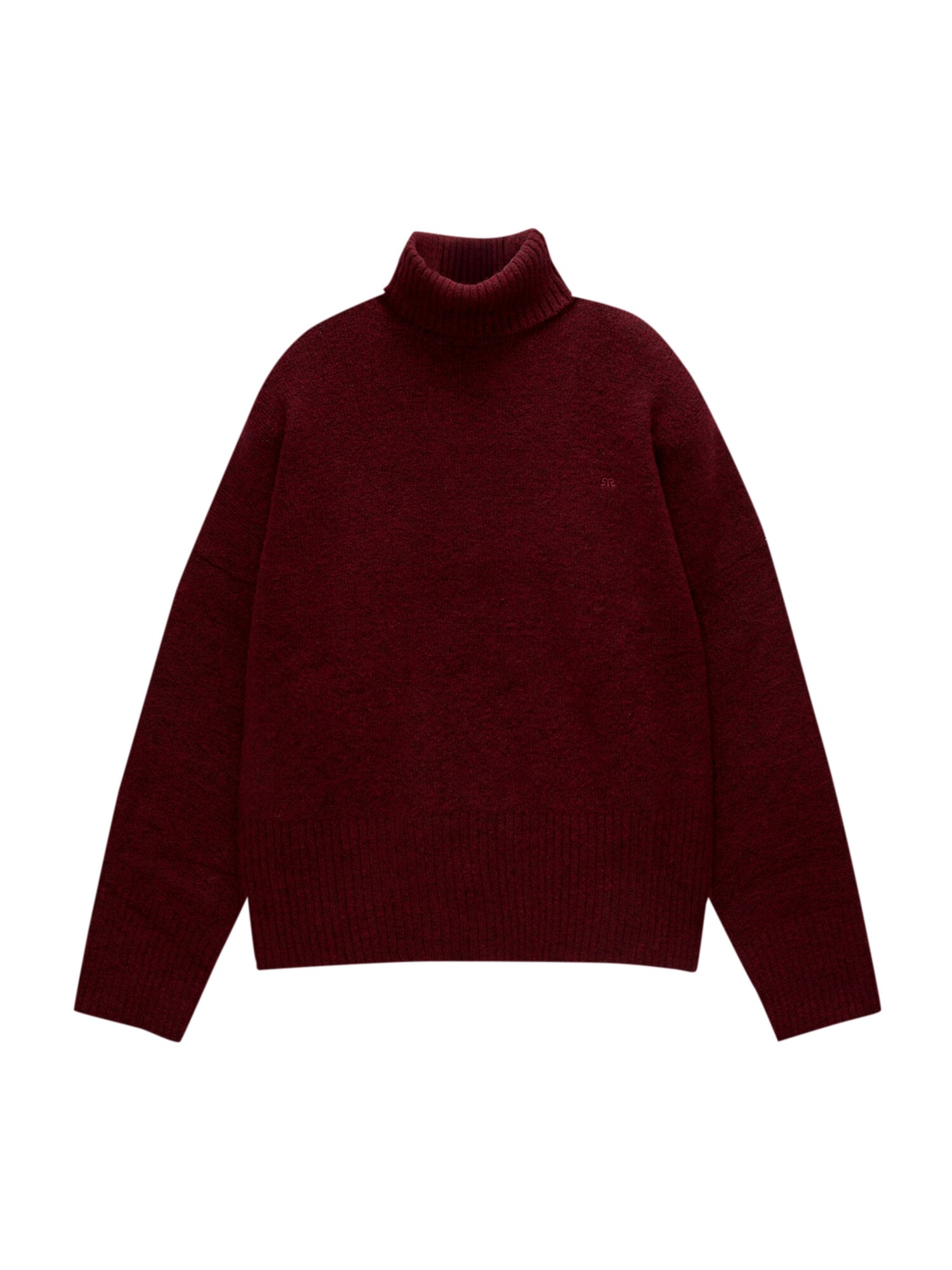 Pull&Bear Oversize pulóver 'PACIFIC'  burgundi vörös akciós termékkép 1