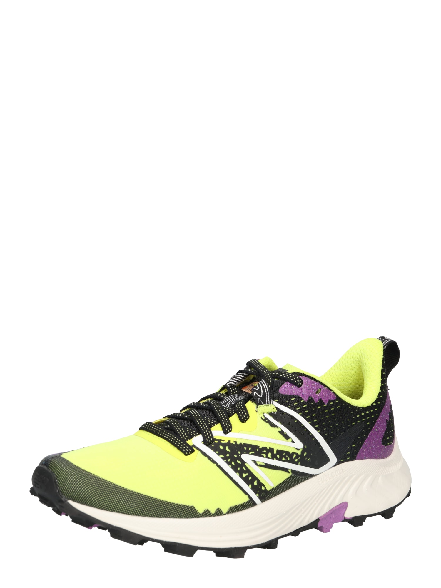 new balance Bėgimo batai citrinos spalva / purpurinė / juoda