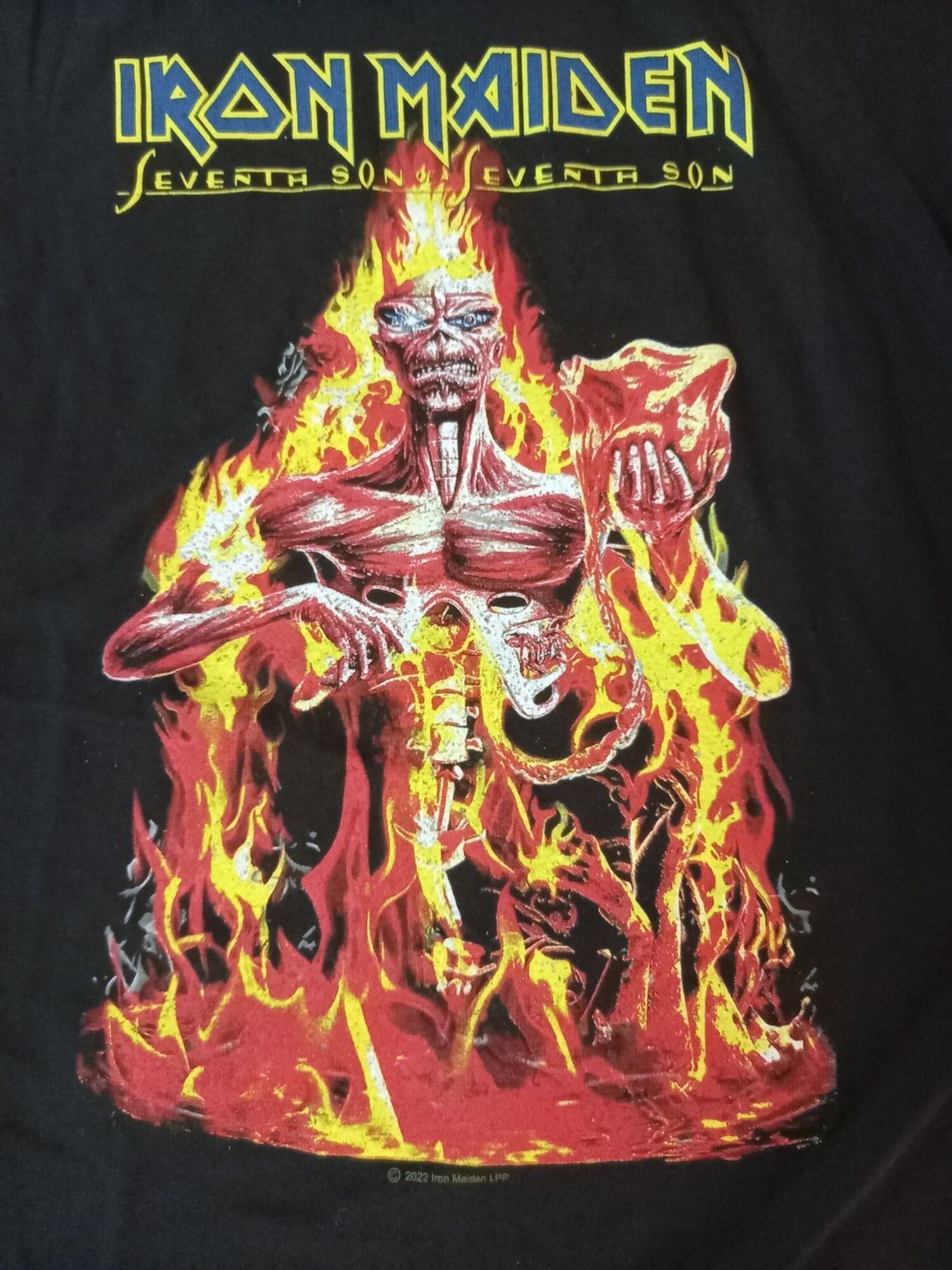 Iron Maiden Camiseta 'Iron Maiden Seventh Son of a Seventh Son T-Shirt' negro – imagen 3