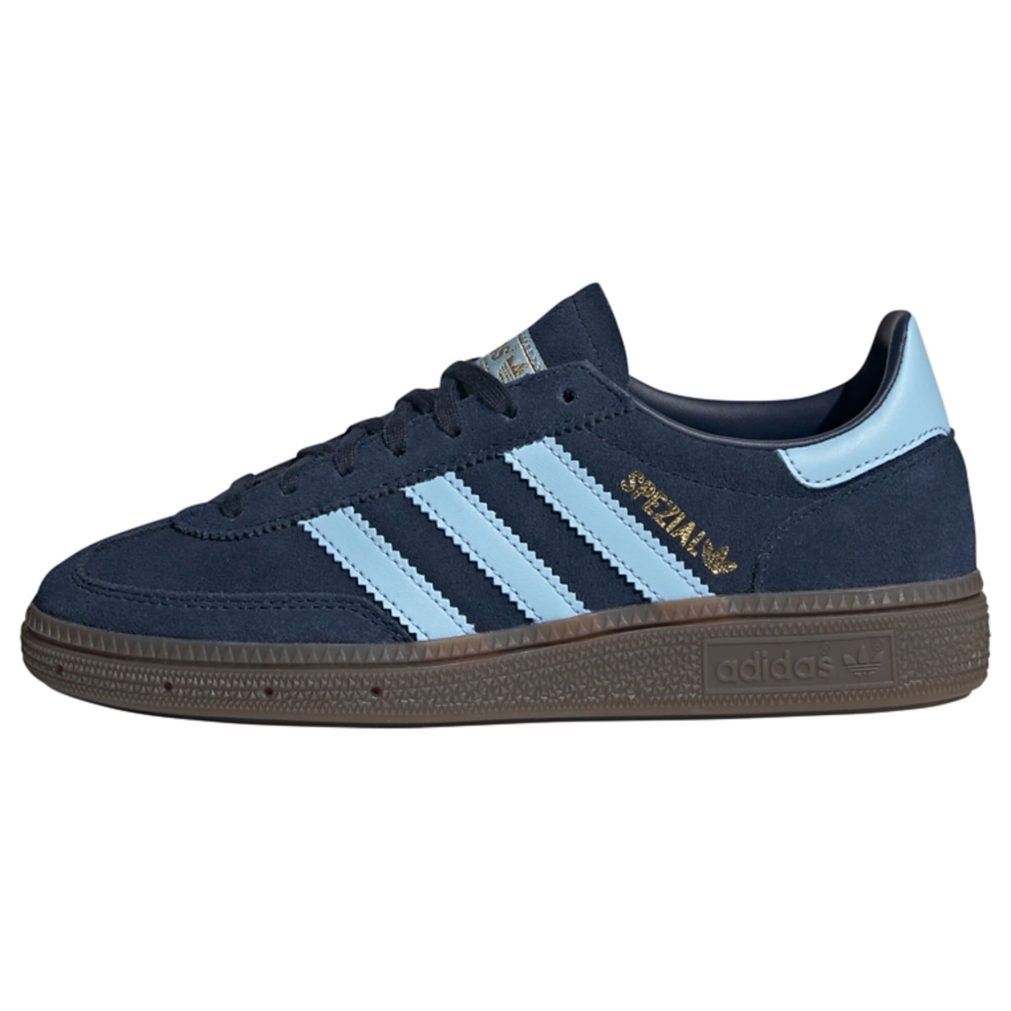 ADIDAS ORIGINALS Sneaker Handball Spezial  bleumarin / albastru deschis / auriu