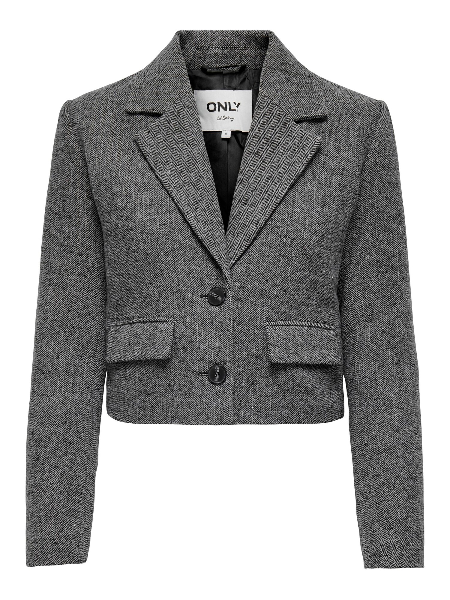 ONLY Blazer 'CORA'  pegasto siva / črna