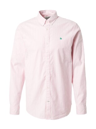 Scotch & Soda Overhemd ‘Essential’ Groen / Pink / Wit