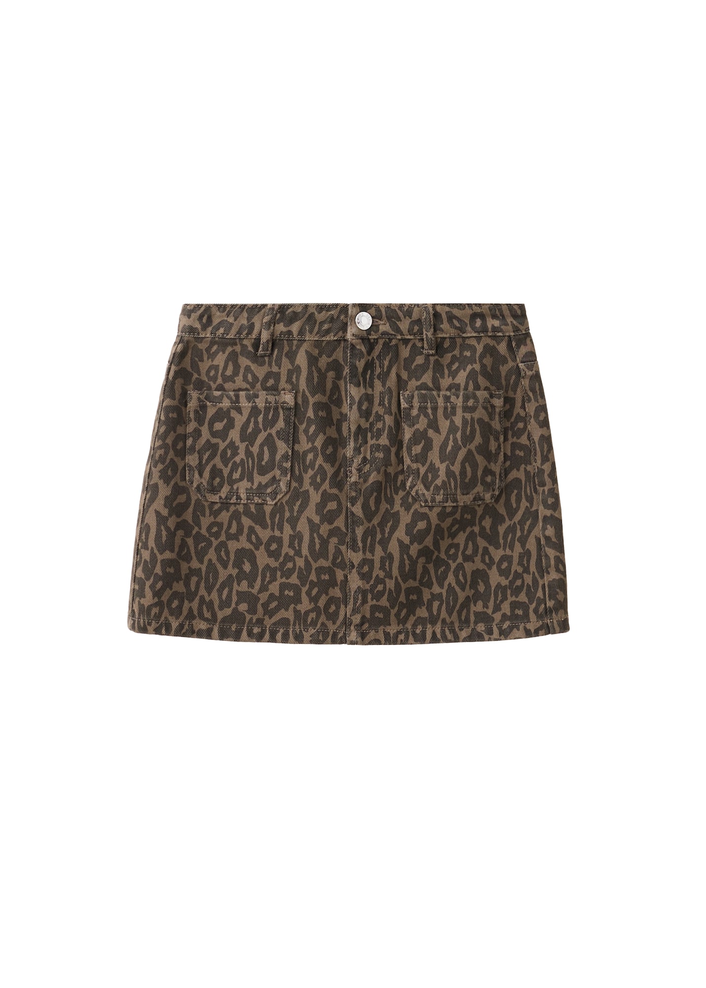 MANGO KIDS Fustă maro / negru